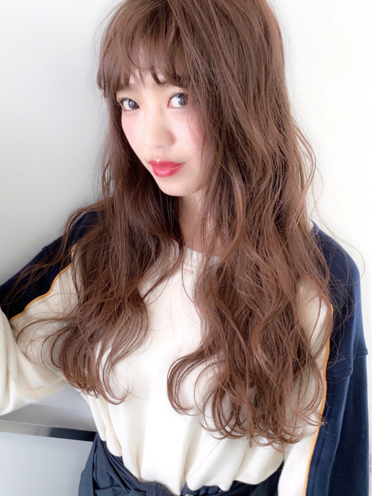 髪型 ロング 無造作