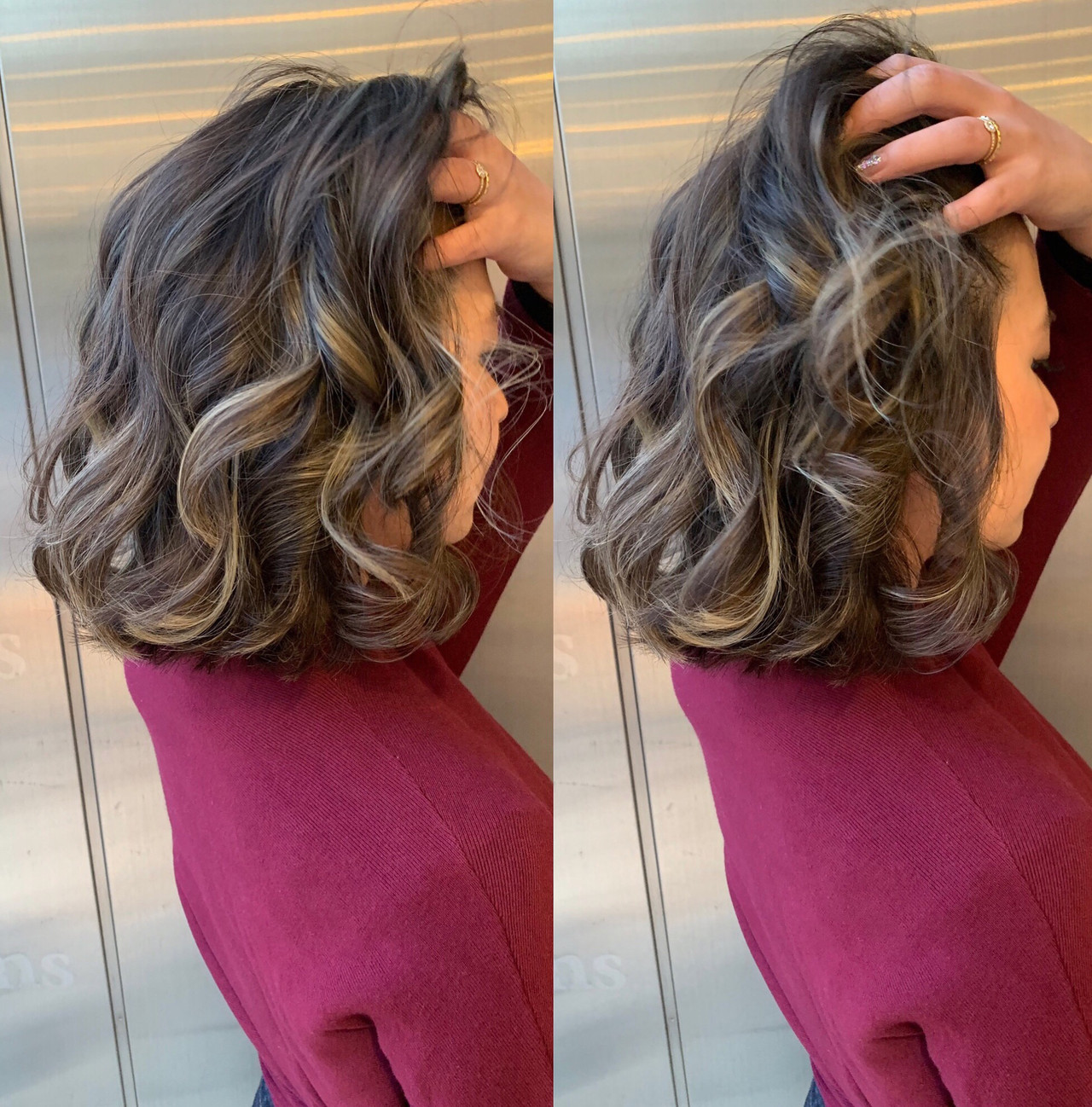 フェミニン 透明感カラー ハイライト ヘアカラー Kakimotoarms田園調布 安永怜 Hair