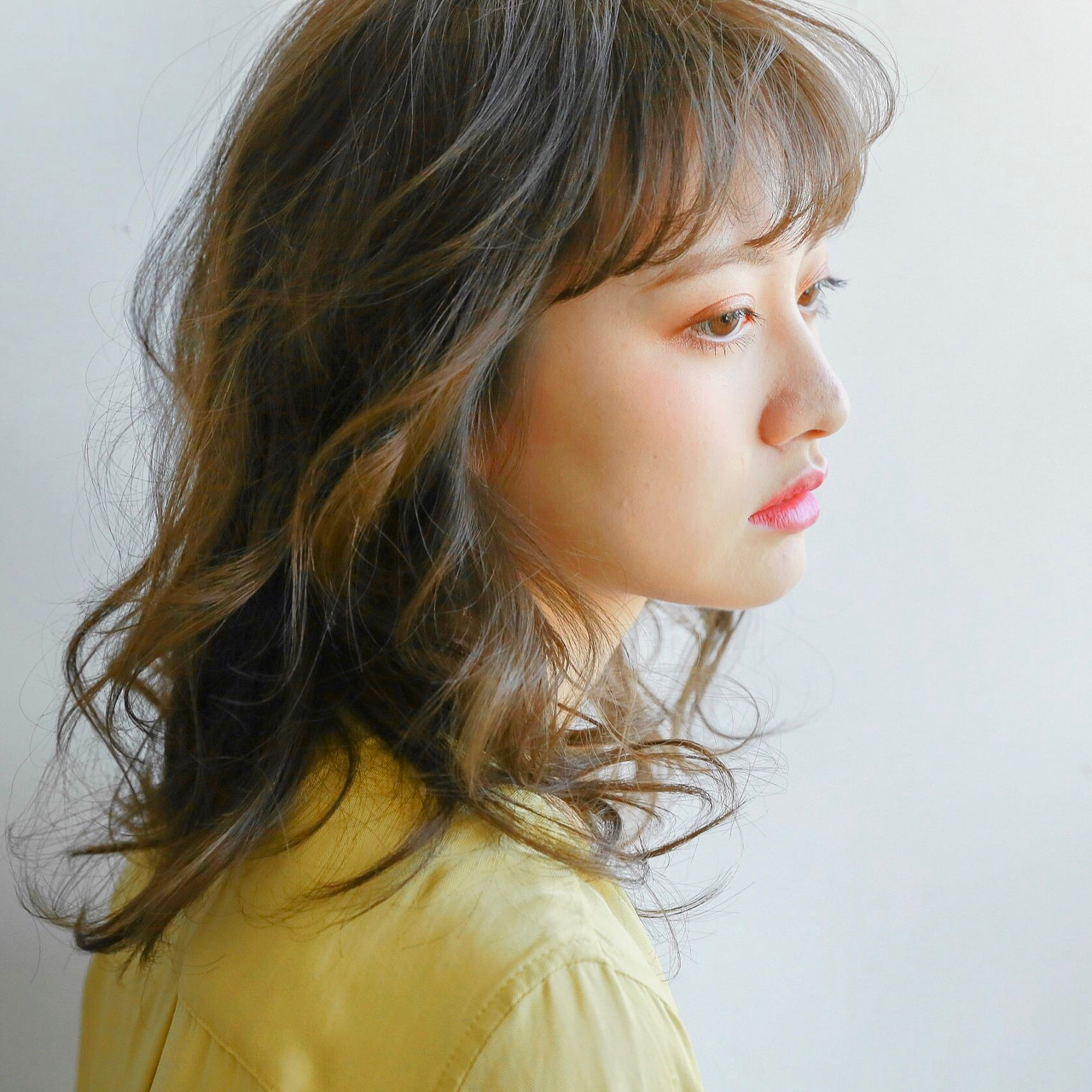 セミロング 前髪あり アッシュ パーマ Rostar 藤山将太 279697 Hair セミロング 前髪あり アッシュ パーマ Rostar 藤山将太 279697 Hair