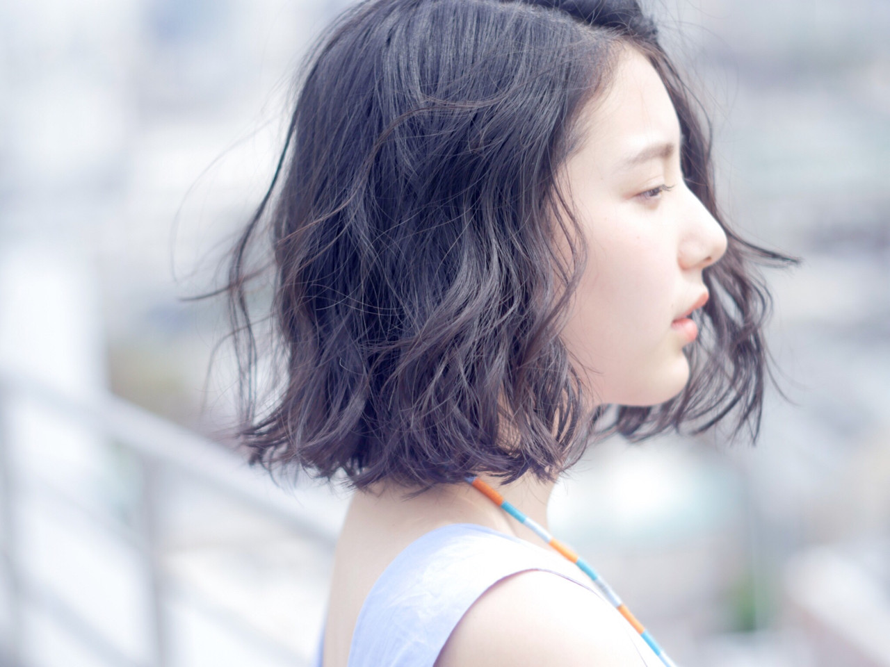 元のボブ 髪型 パーマ 黒髪 最も人気のある髪型