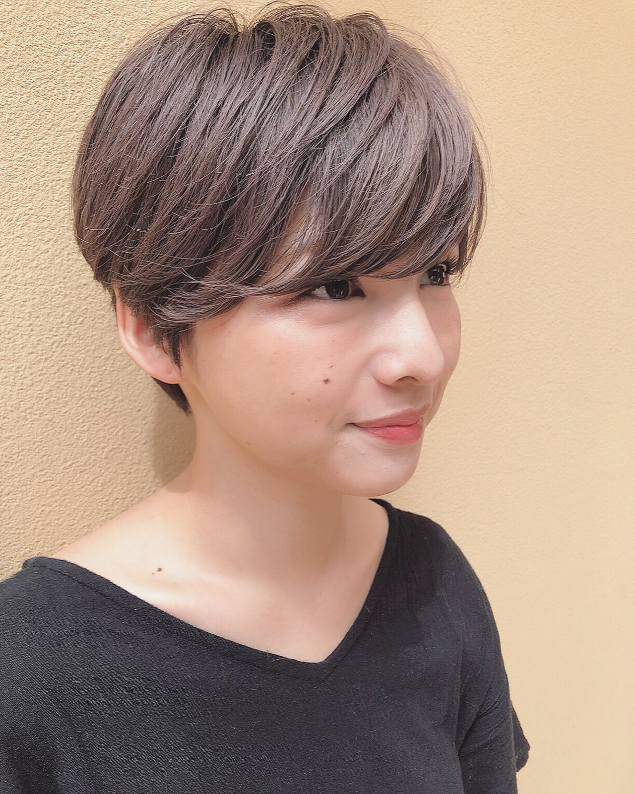 Hd限定ミルク ティー ショート 最高のヘアスタイルのアイデア