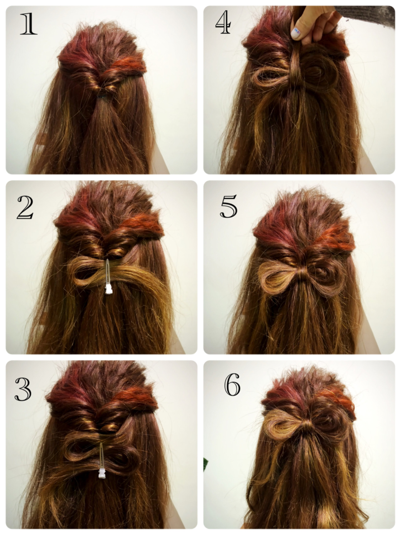 綺麗なリボン 髪型 やり方 最も人気のある髪型