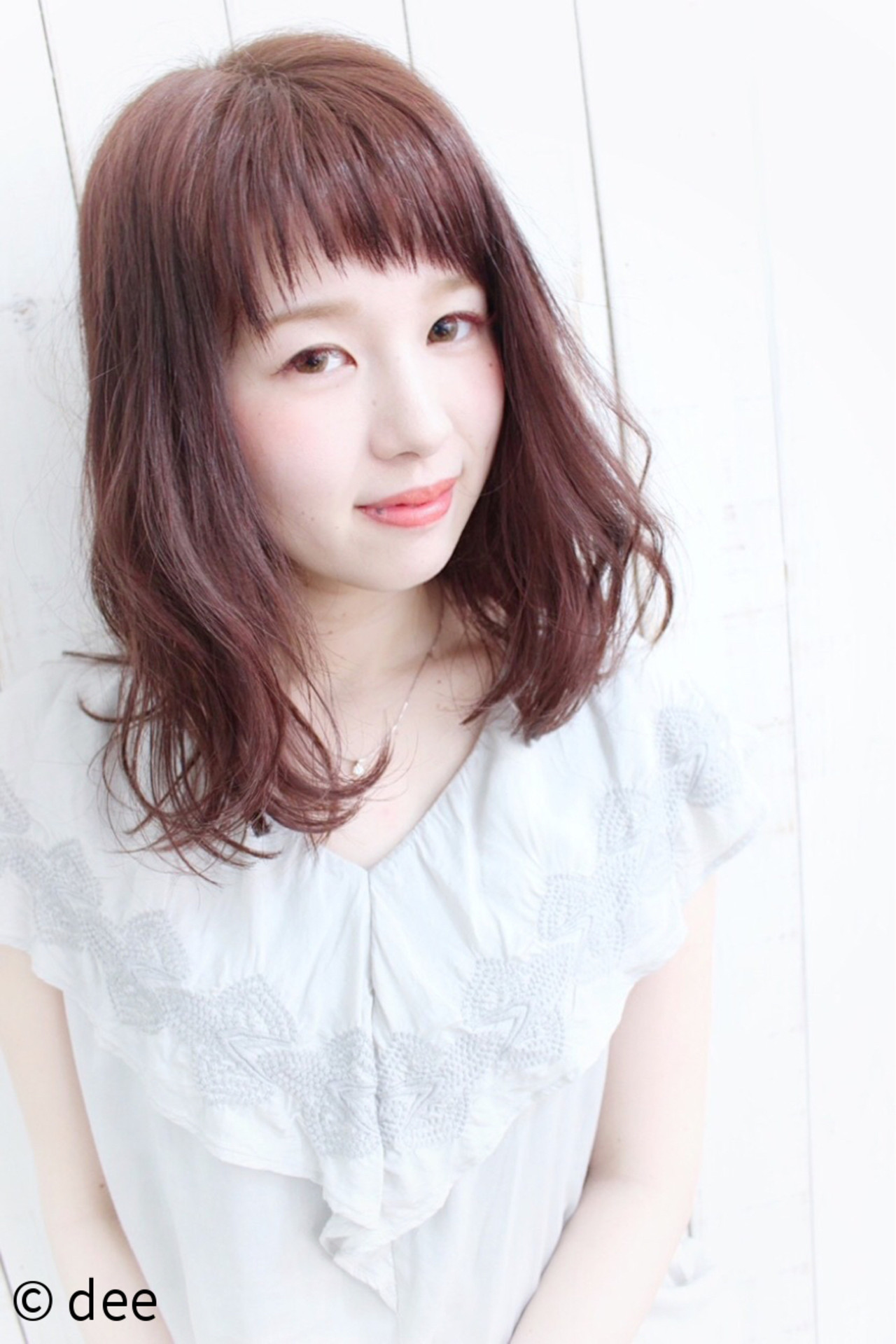 無料ダウンロード斜め 前髪 ミディアム 無料のヘアスタイル画像