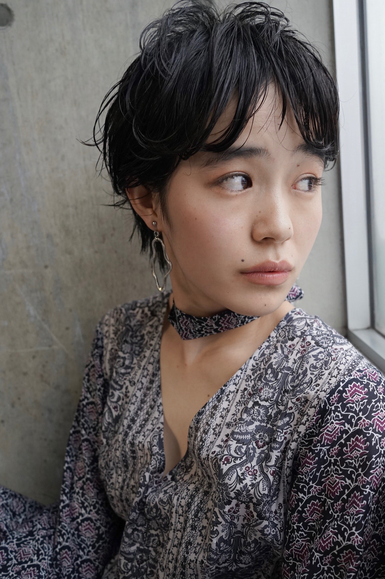 前髪パーマ ゆるふわパーマ ショートボブ ショート Nanuk 佐野 正人