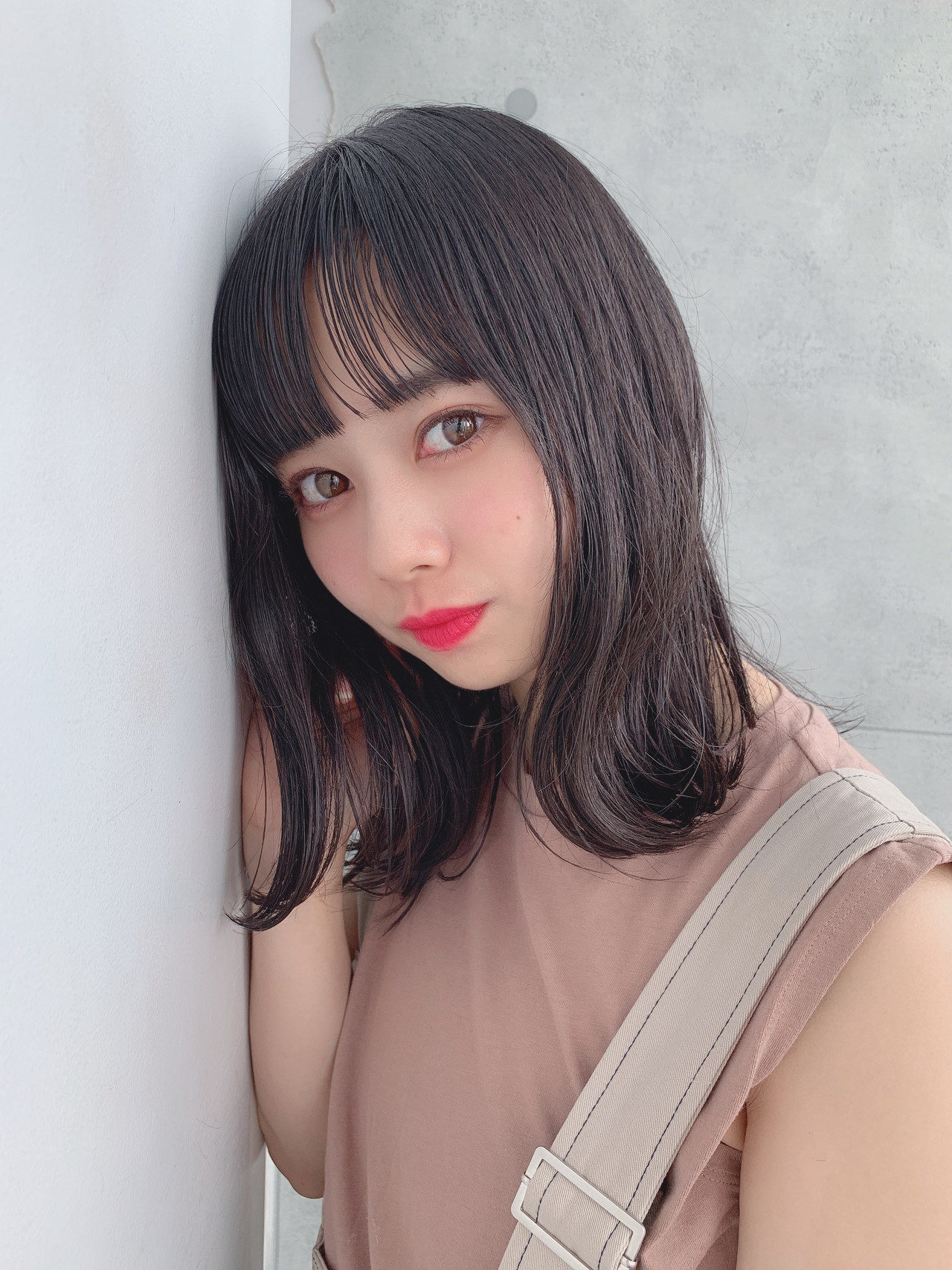 鎖骨ミディアム ミディアム 外ハネ ミディアムレイヤー Garden Aoyama