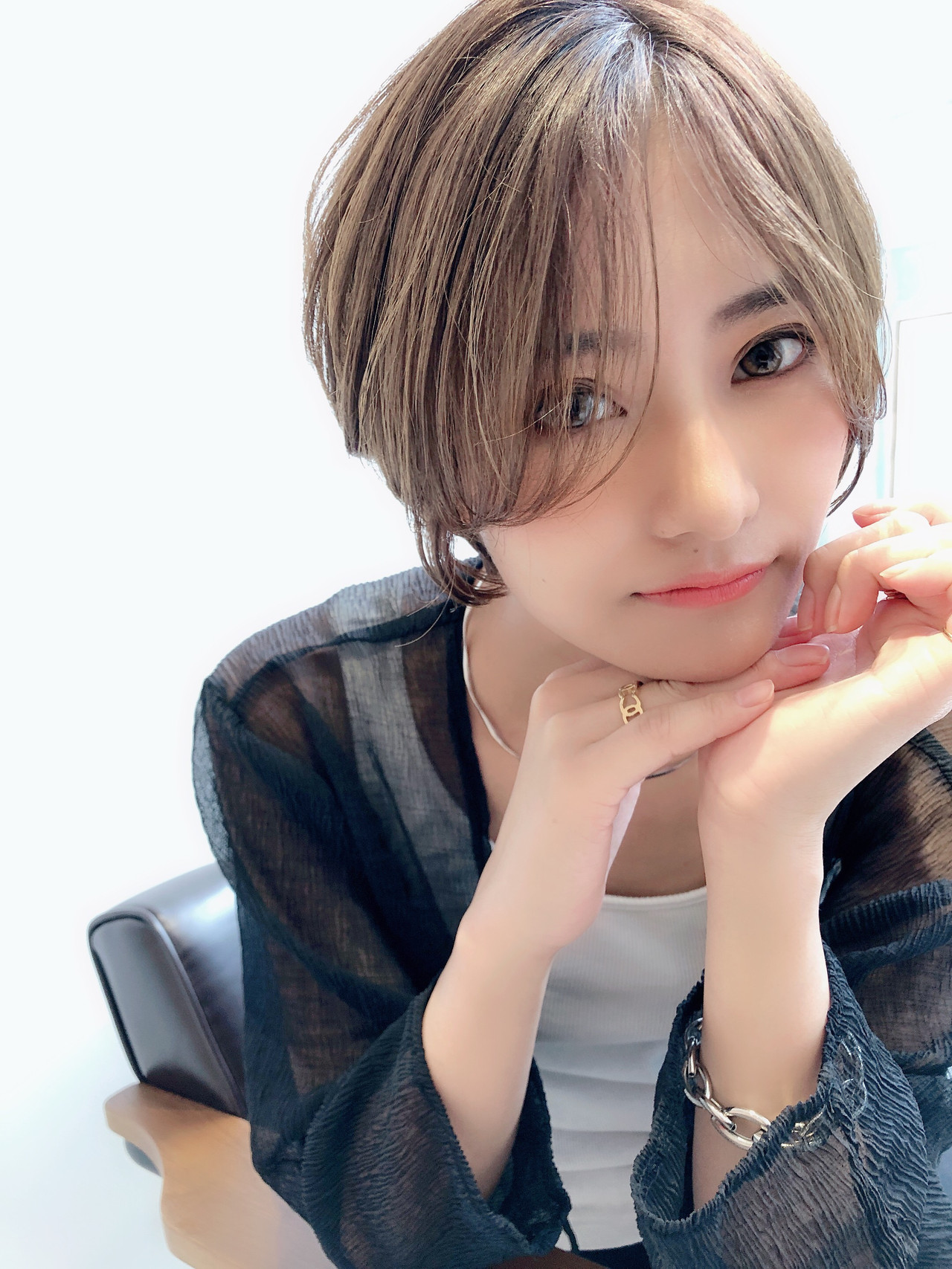 デート ヘアアレンジ パーマ ショート Lano By Hair 北村 亮 485204