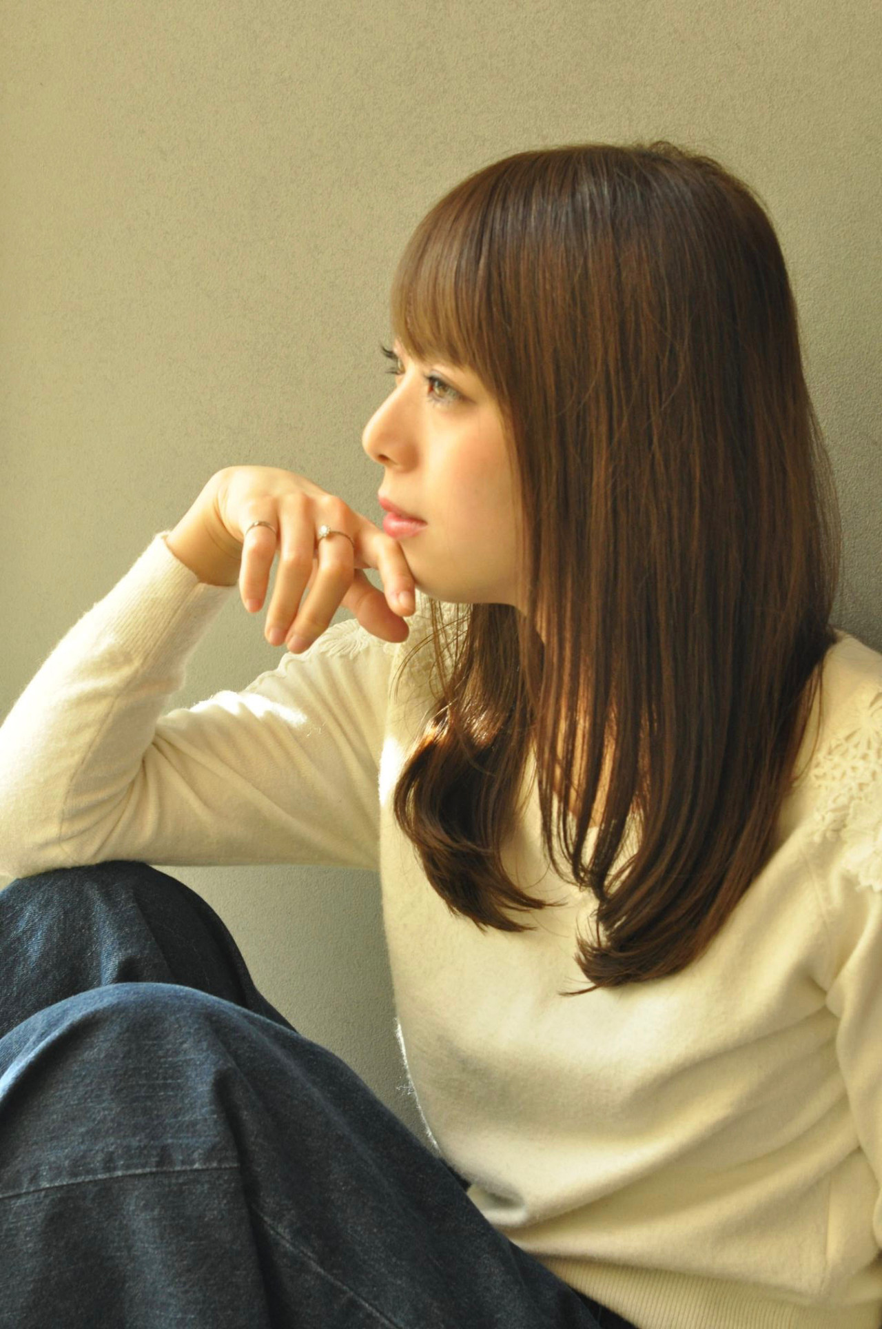 ナチュラル ストレート セミロング Zono 478175hair