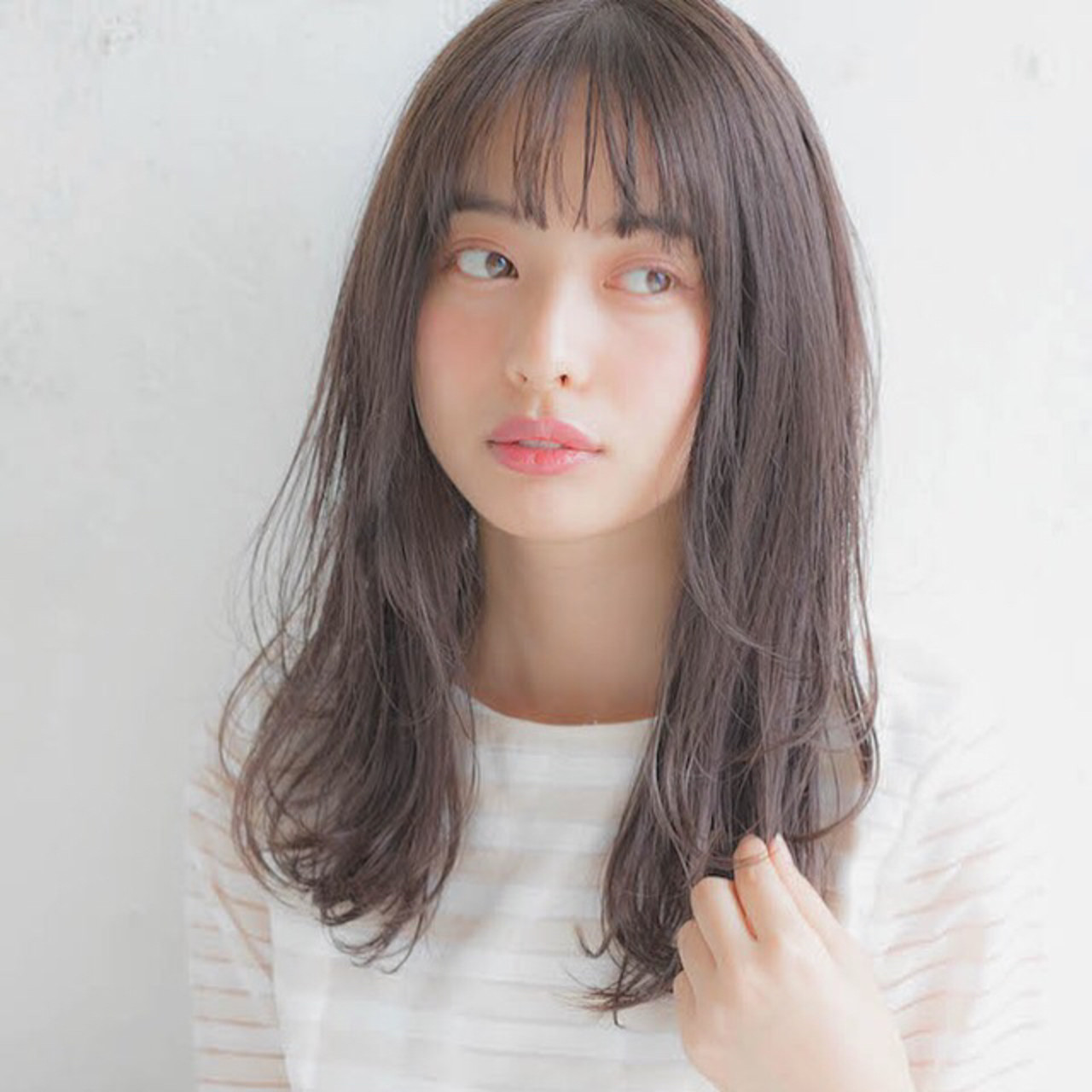 パーマ 前髪 ナチュラル セミロングrelian銀座 竹澤 優relian銀座top