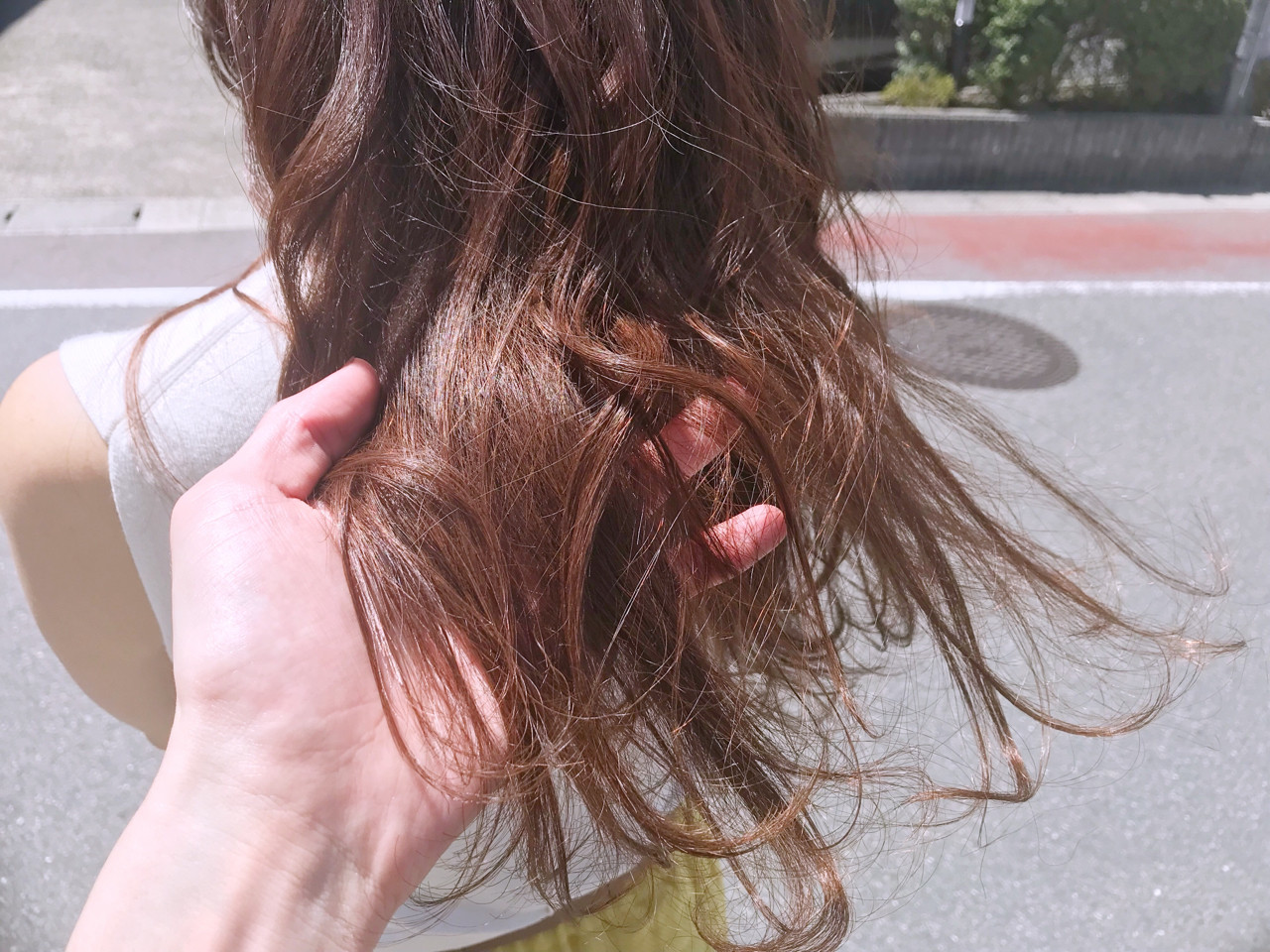 ブリーチ なし オレンジ