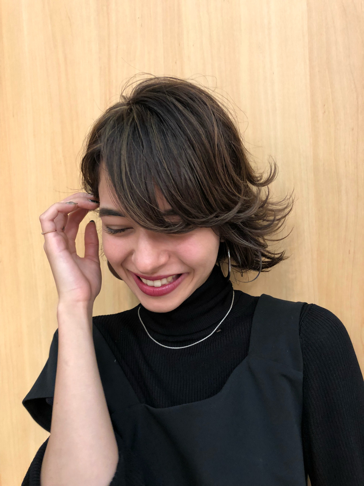 ナチュラル 成人式 ボブ 簡単ヘアアレンジ Kakimoto Arms 武蔵小杉店