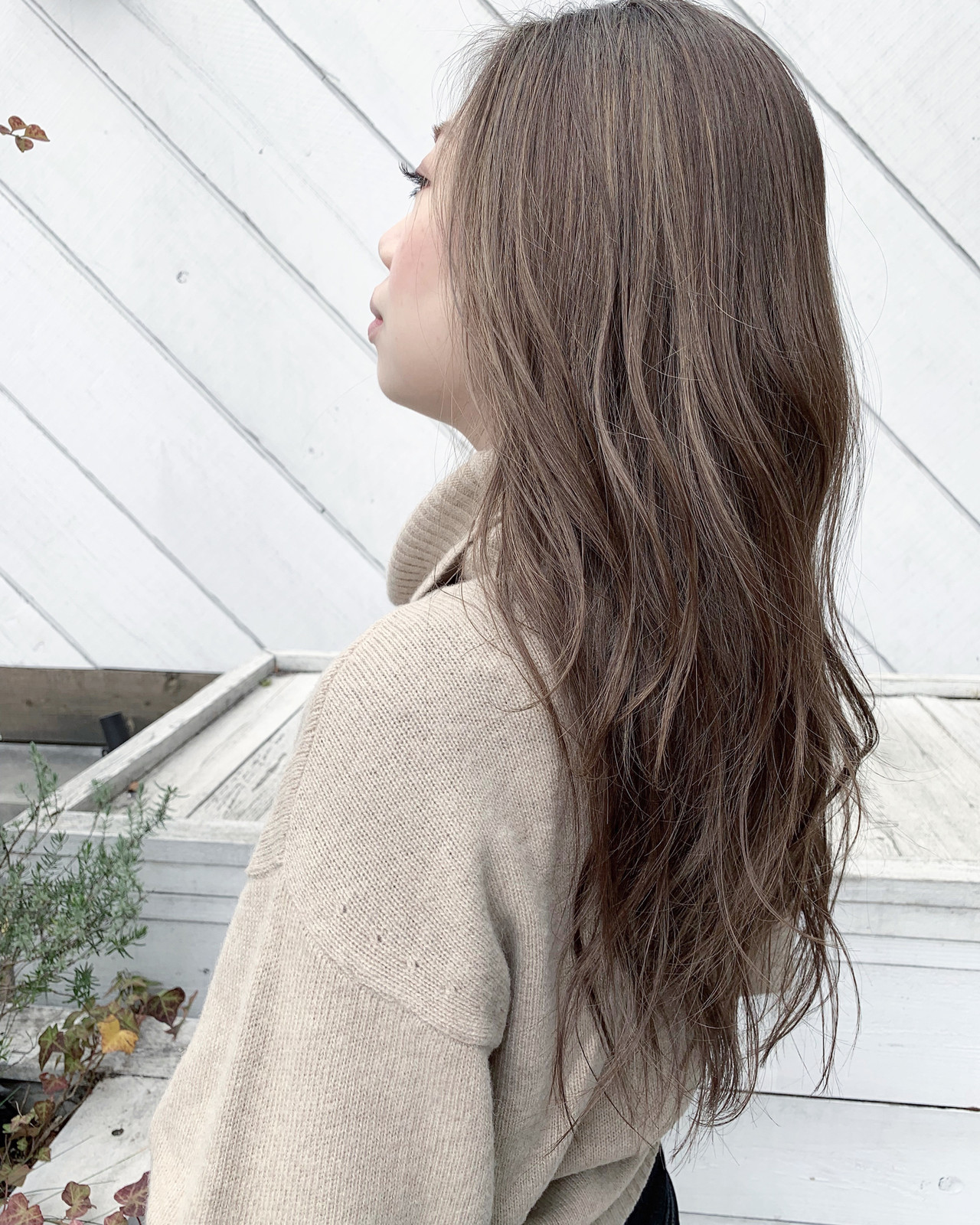 ナチュラル ビーチガール ハイライト 寒色 Kakimotoarms Aoyama Summergirl Hair 中嶋紫乃 Hair