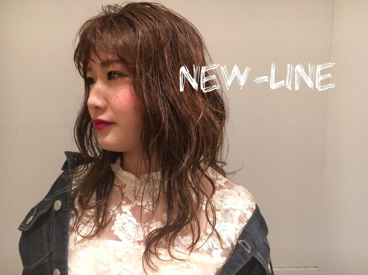 ベージュ 外国人風 ロング 無造作 Newline Yuka 456323 Hair