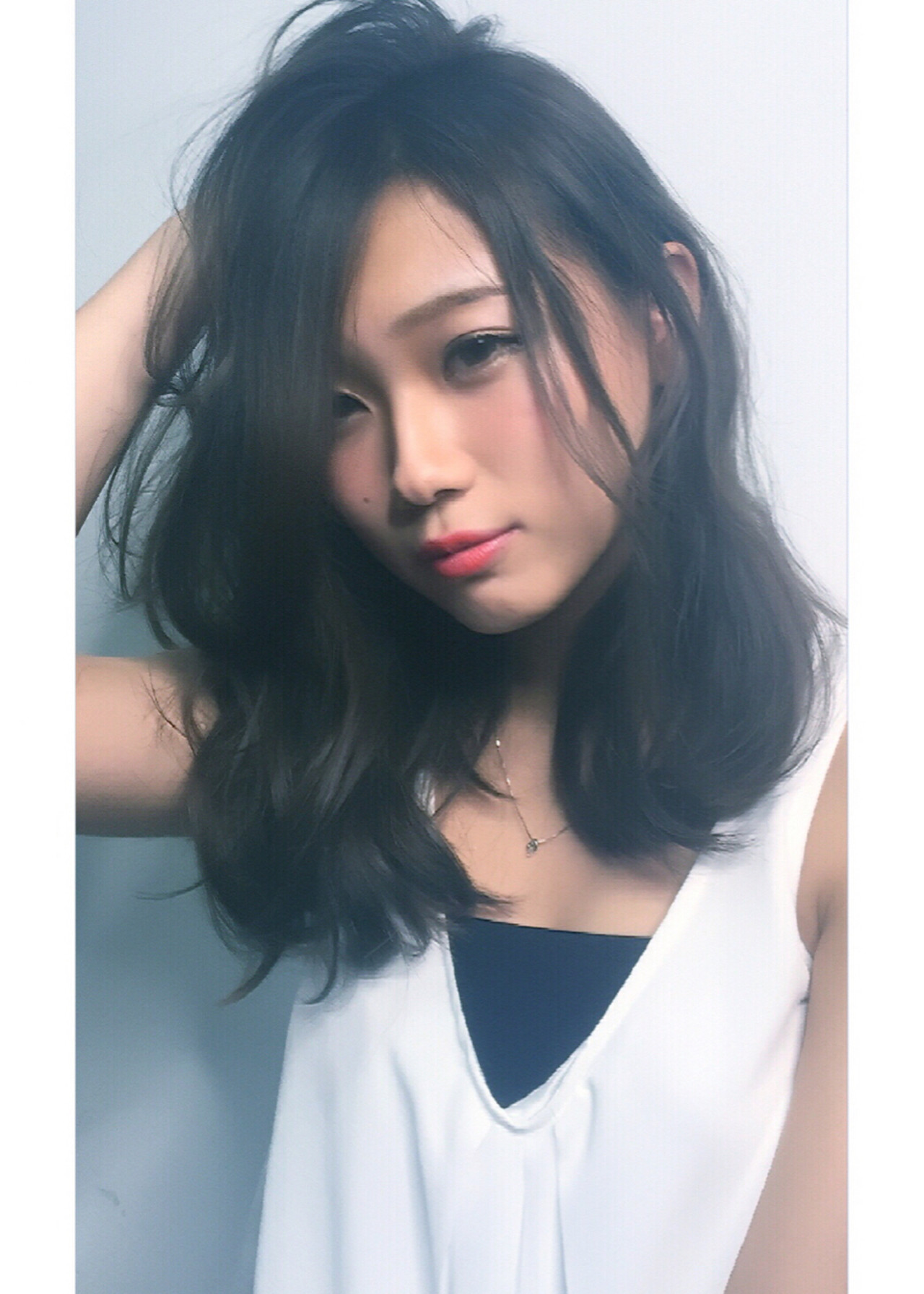 ゆるふわ フェミニン ブルージュ 暗髪hair Salon Mode 筒井 隆由