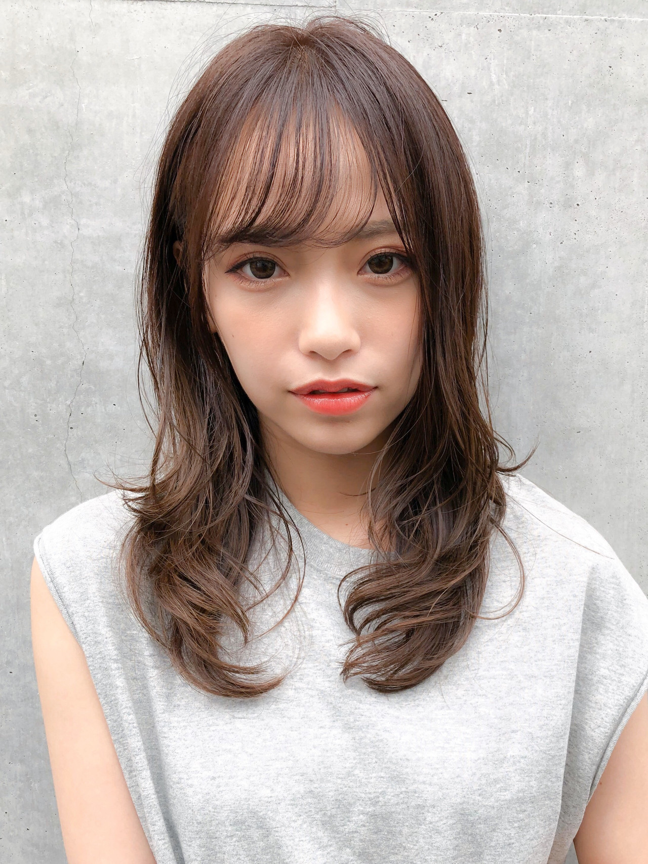 髪型 ロング 内巻き