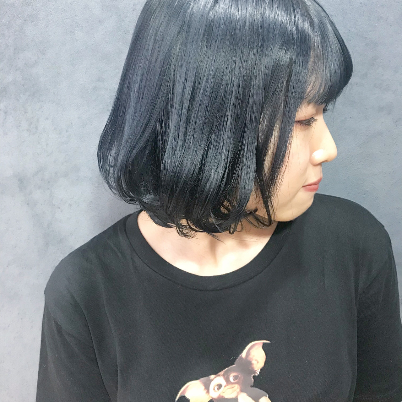 ダークカラー ネイビーカラー ネイビーブルー 暗髪|原宿,ainico