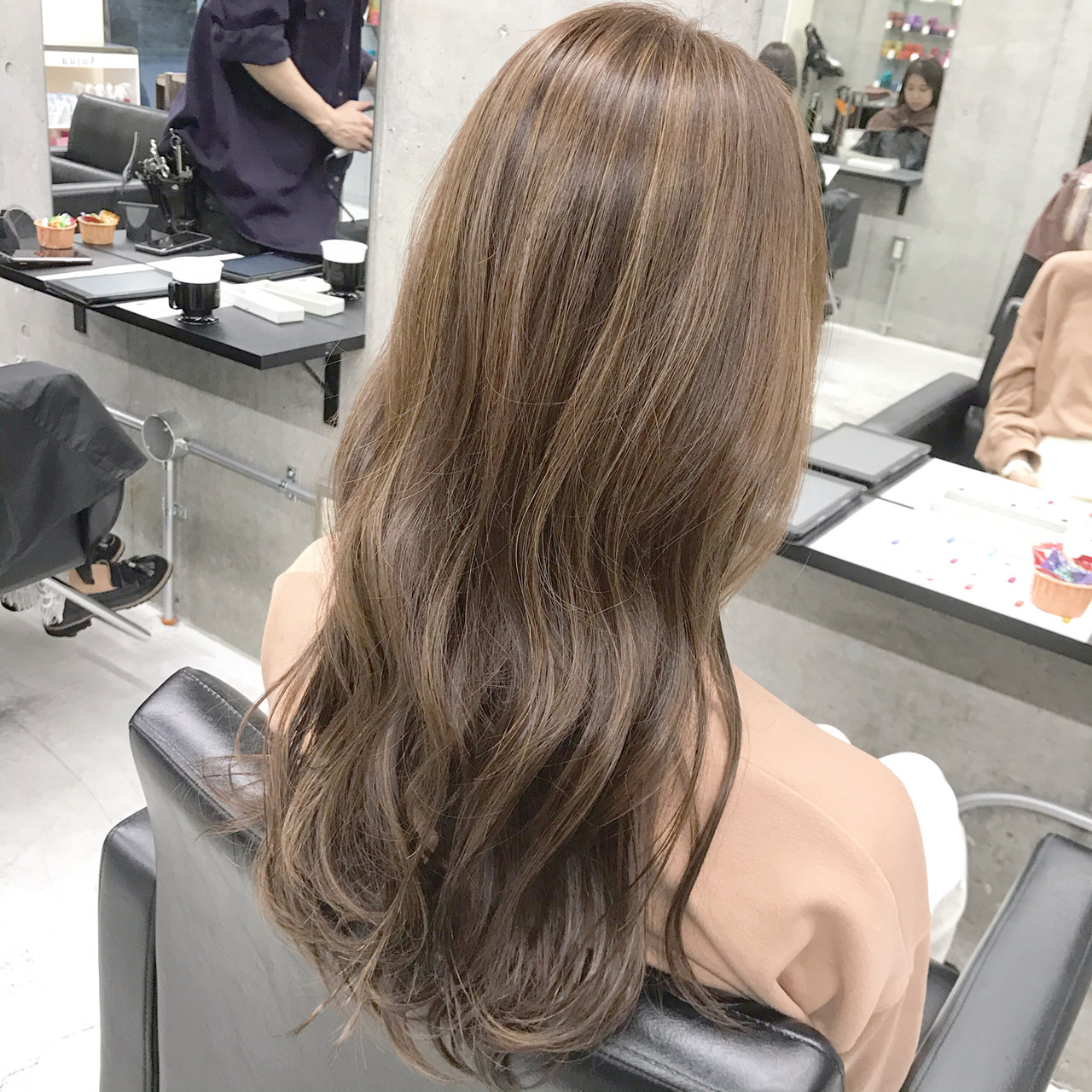 髪型 ロング 巻き髪