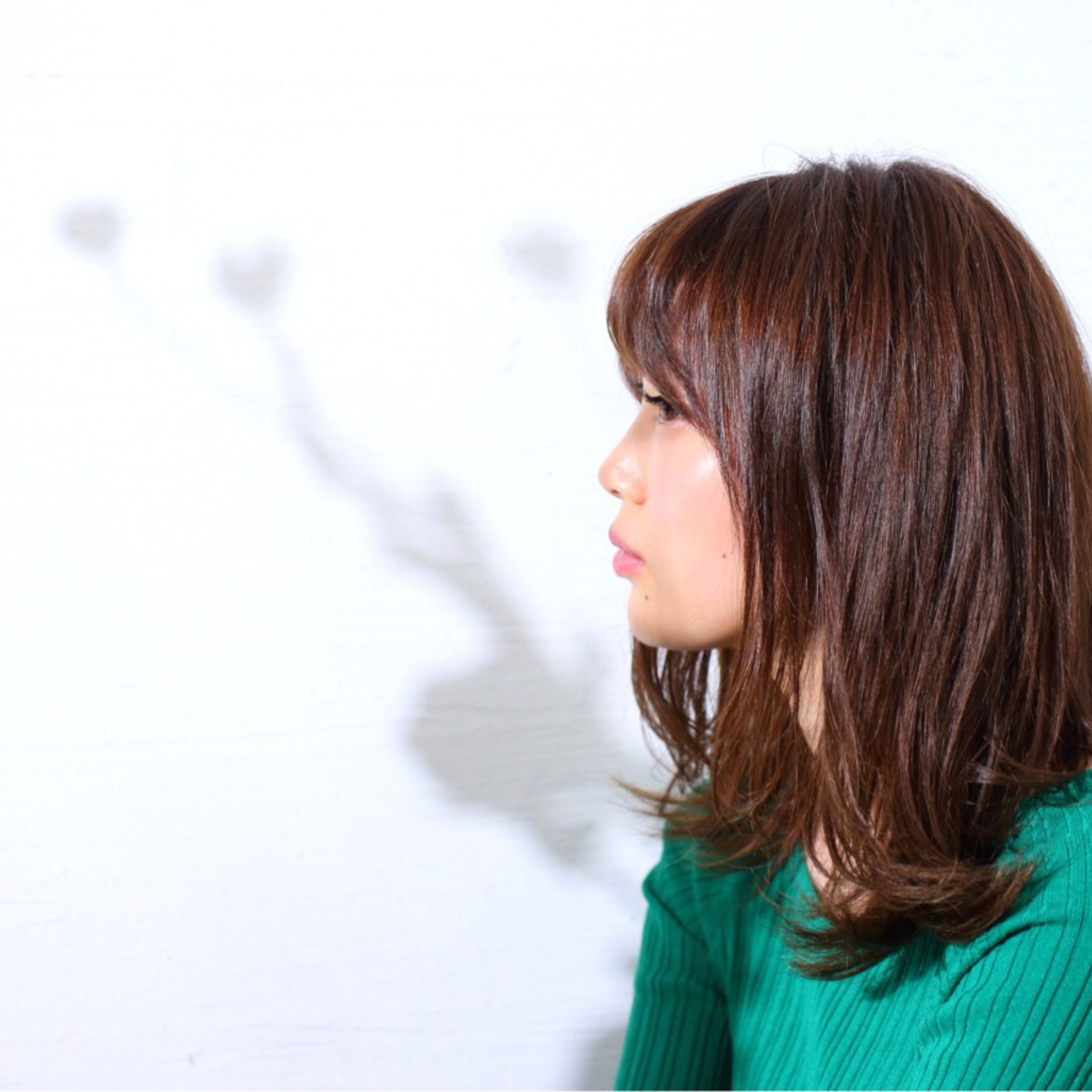 ヘアアレンジ アンニュイほつれヘア セミディ 外ハネ H M Insi 中山