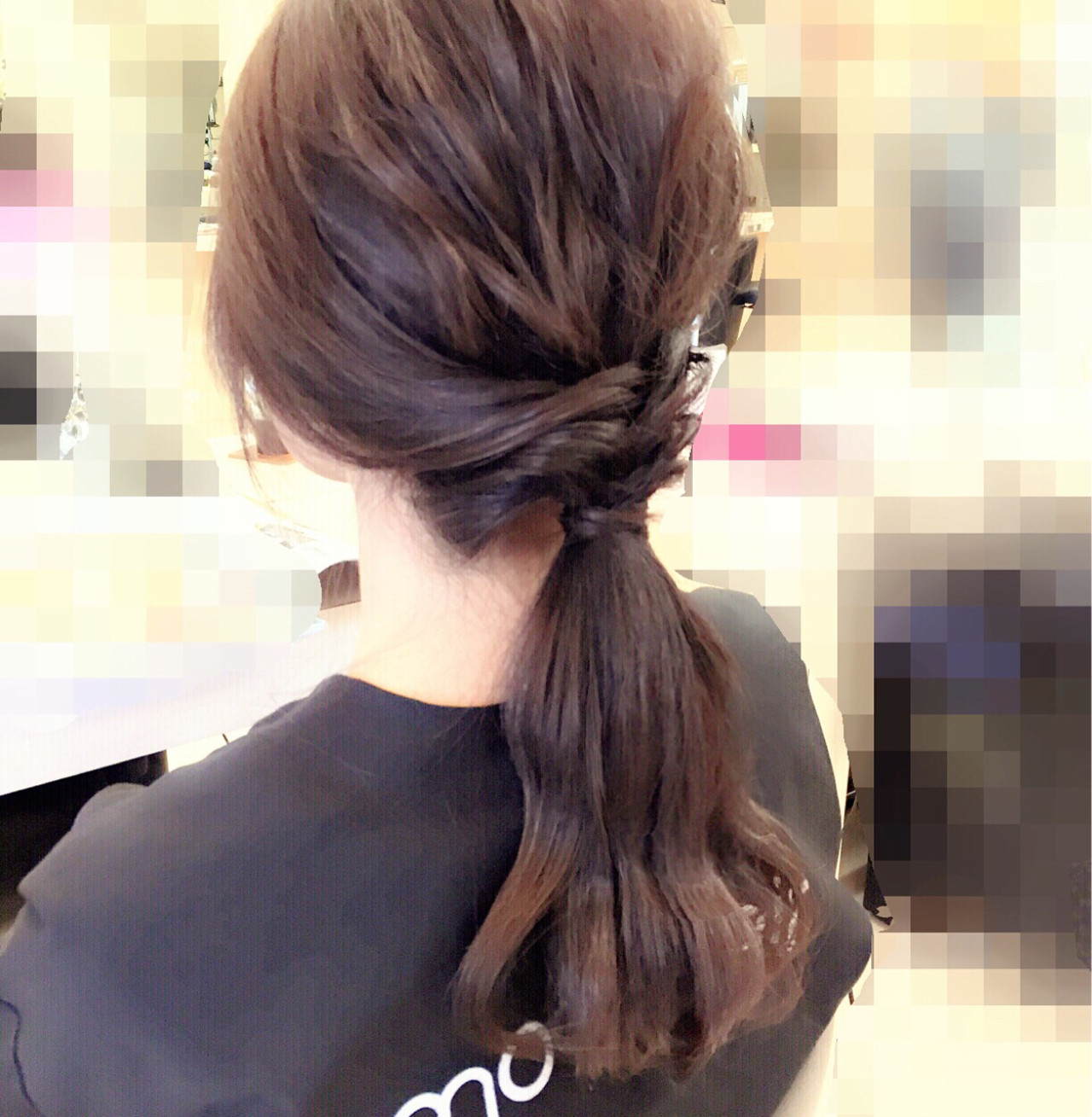 大人かわいい 抜け感 ポニーテール ヘアアレンジ|モッズヘア