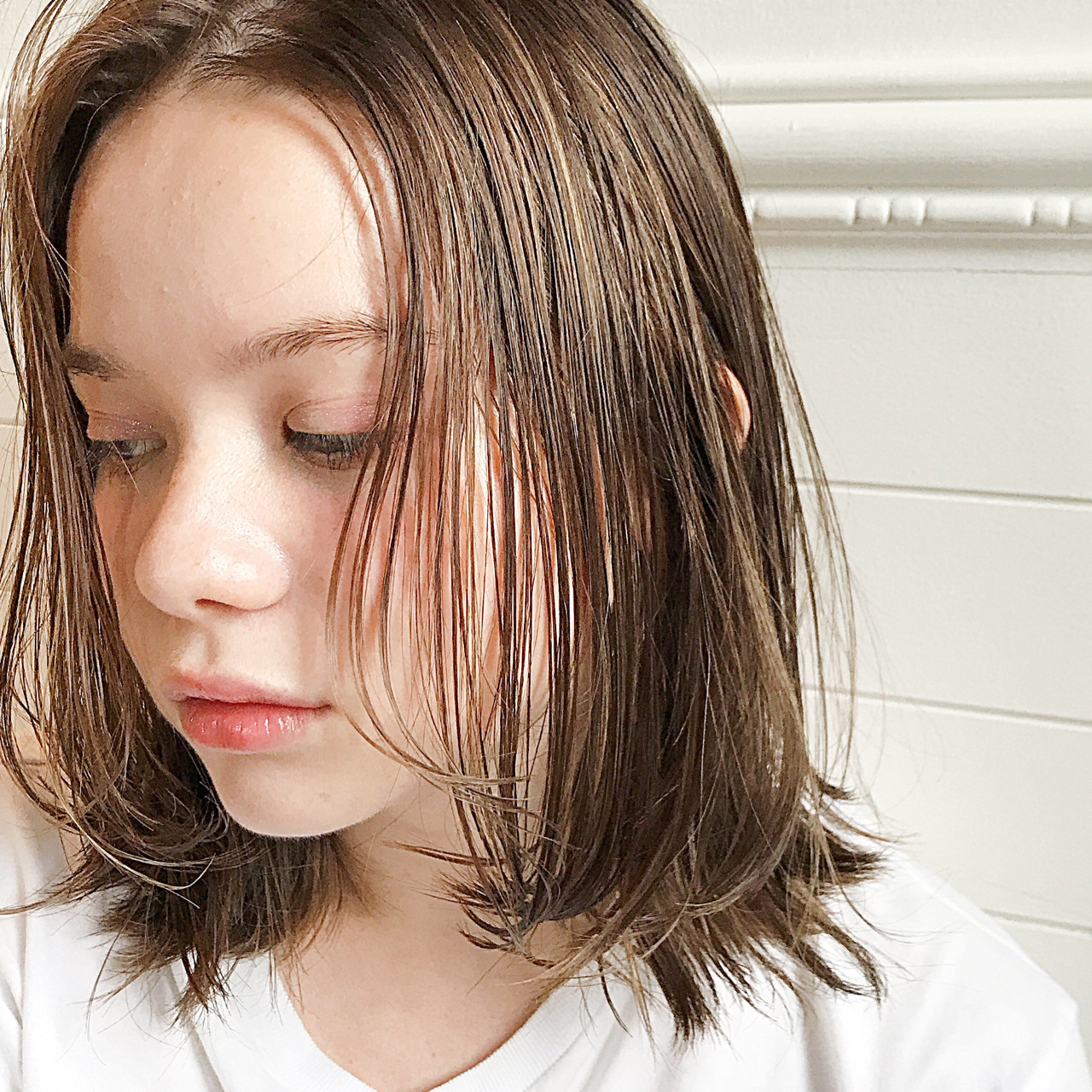 ユニーク高校生 ミディアム ヘアアレンジ デート 人気のファッションスタイル