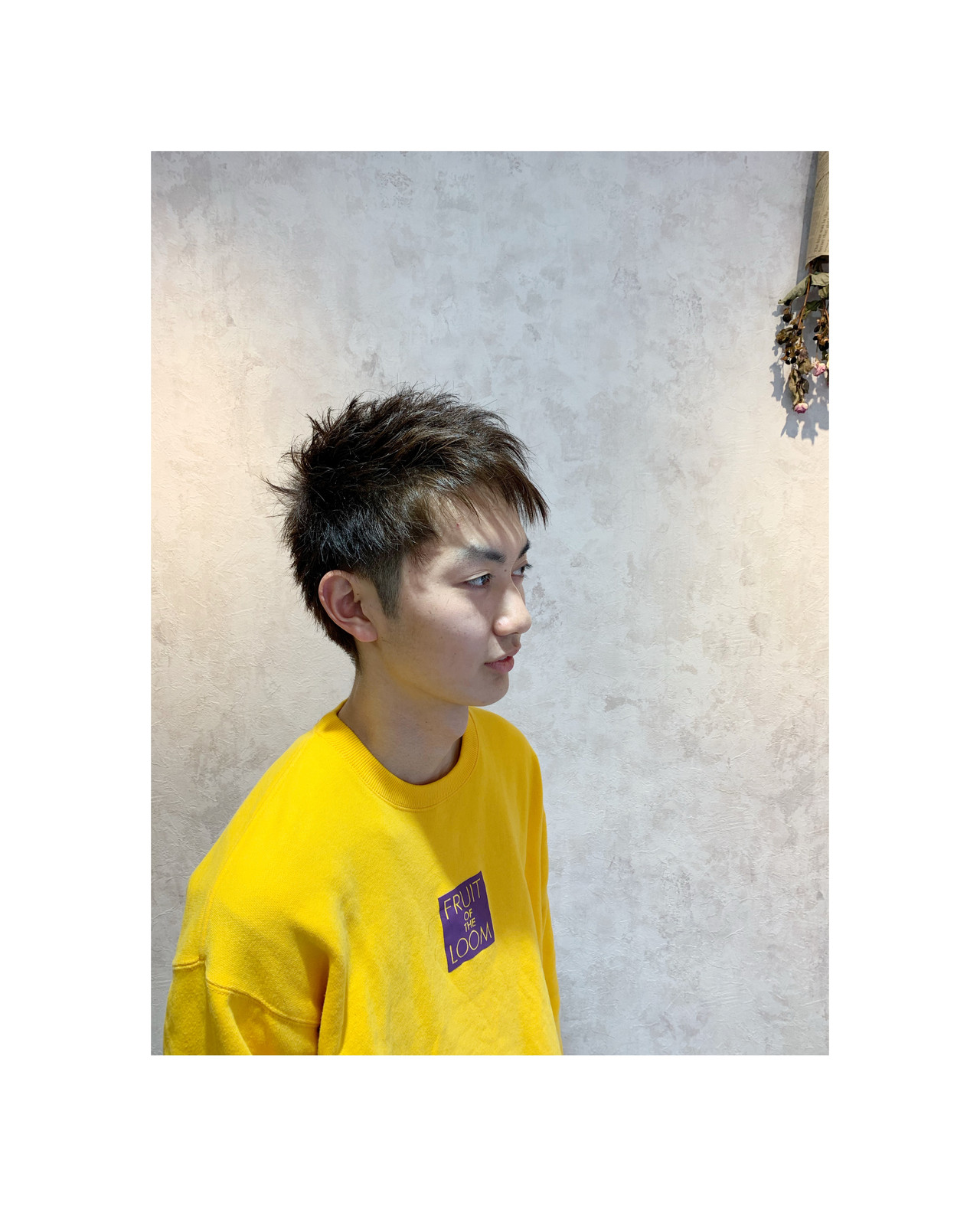 メンズショート メンズヘア アッシュ ナチュラルhair Cou Cou 角谷 崇