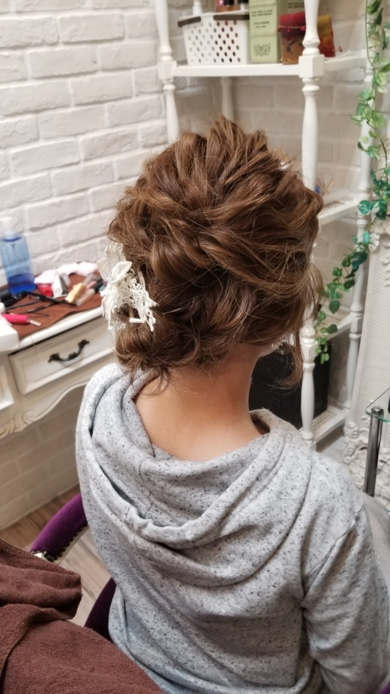 セミロング ヘアアレンジ 上品 エレガント Avant Naoko Miura Hair