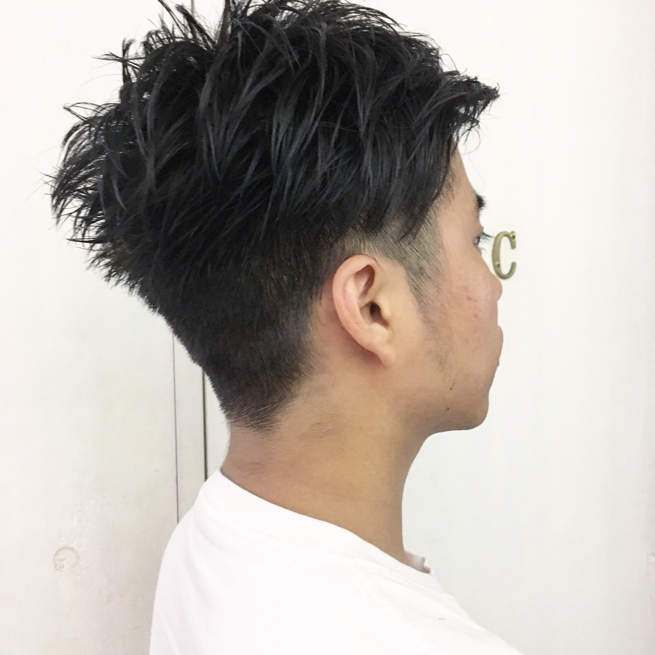 ストリート ショート マッシュ 刈り上げbuzz北堀江 あさ 417715hair