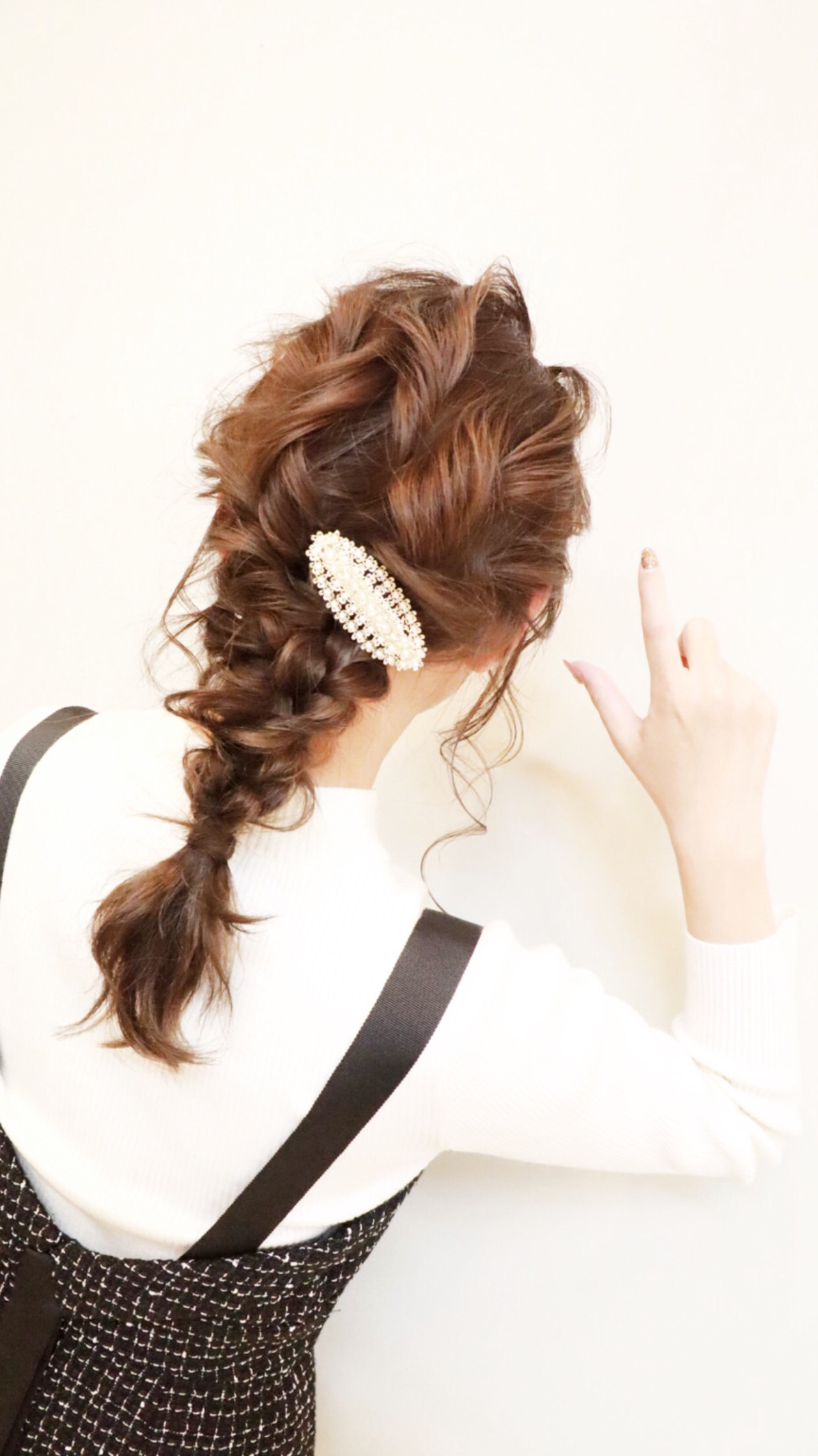 ヘアアレンジ ナチュラル ミディアム セルフヘアアレンジ Hair Nail