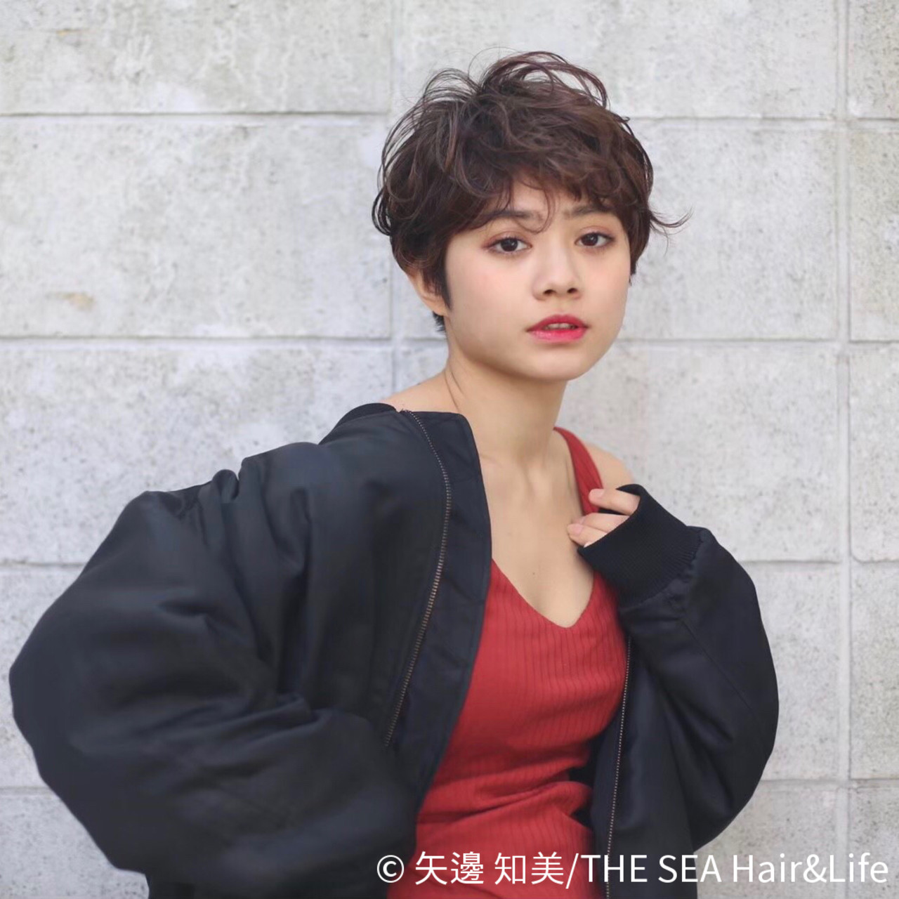 髪型 ベストパーマ スタイリング ショート