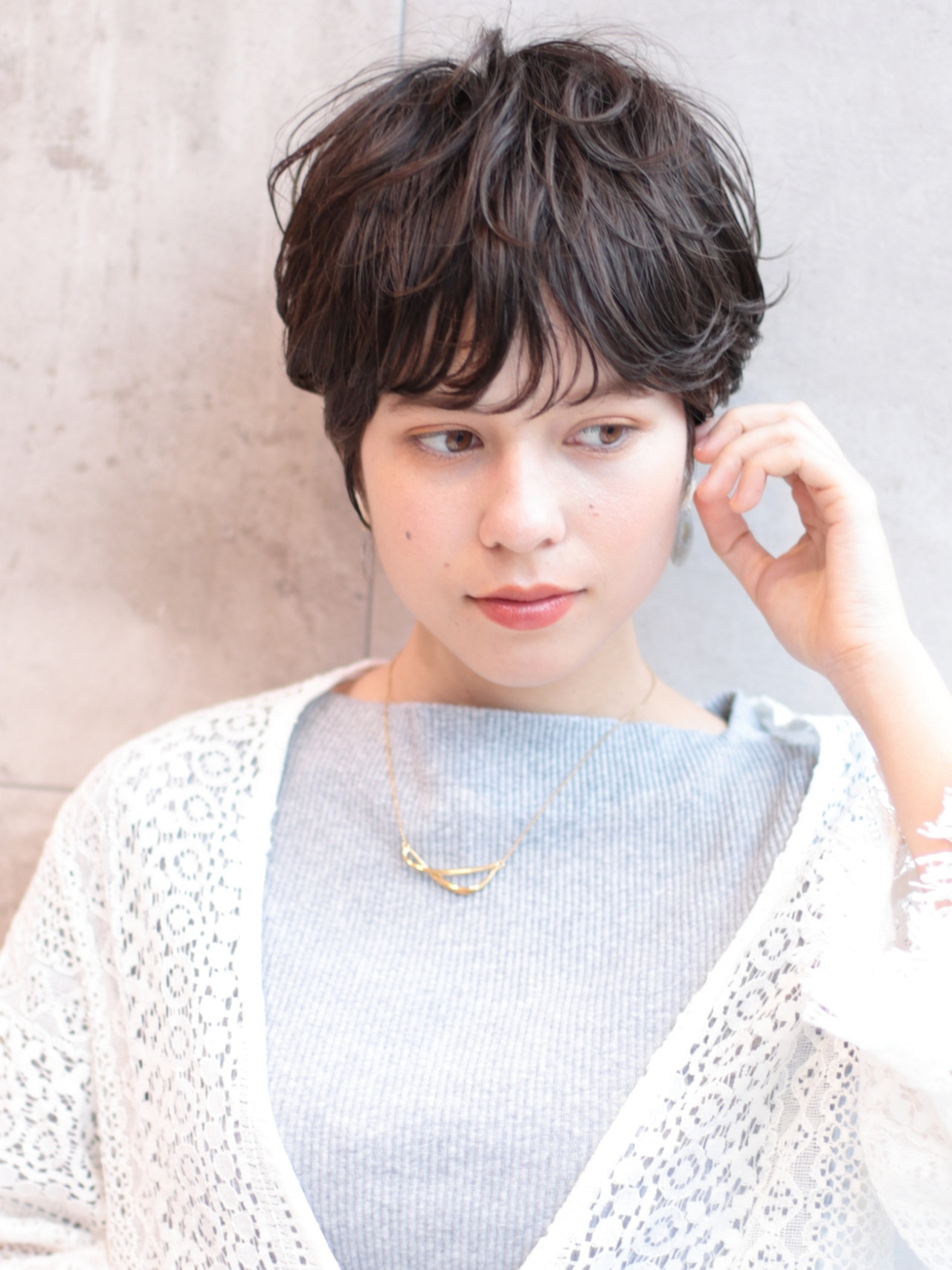 アンニュイほつれヘア パーマ ショートボブ ショート Stories 表参道