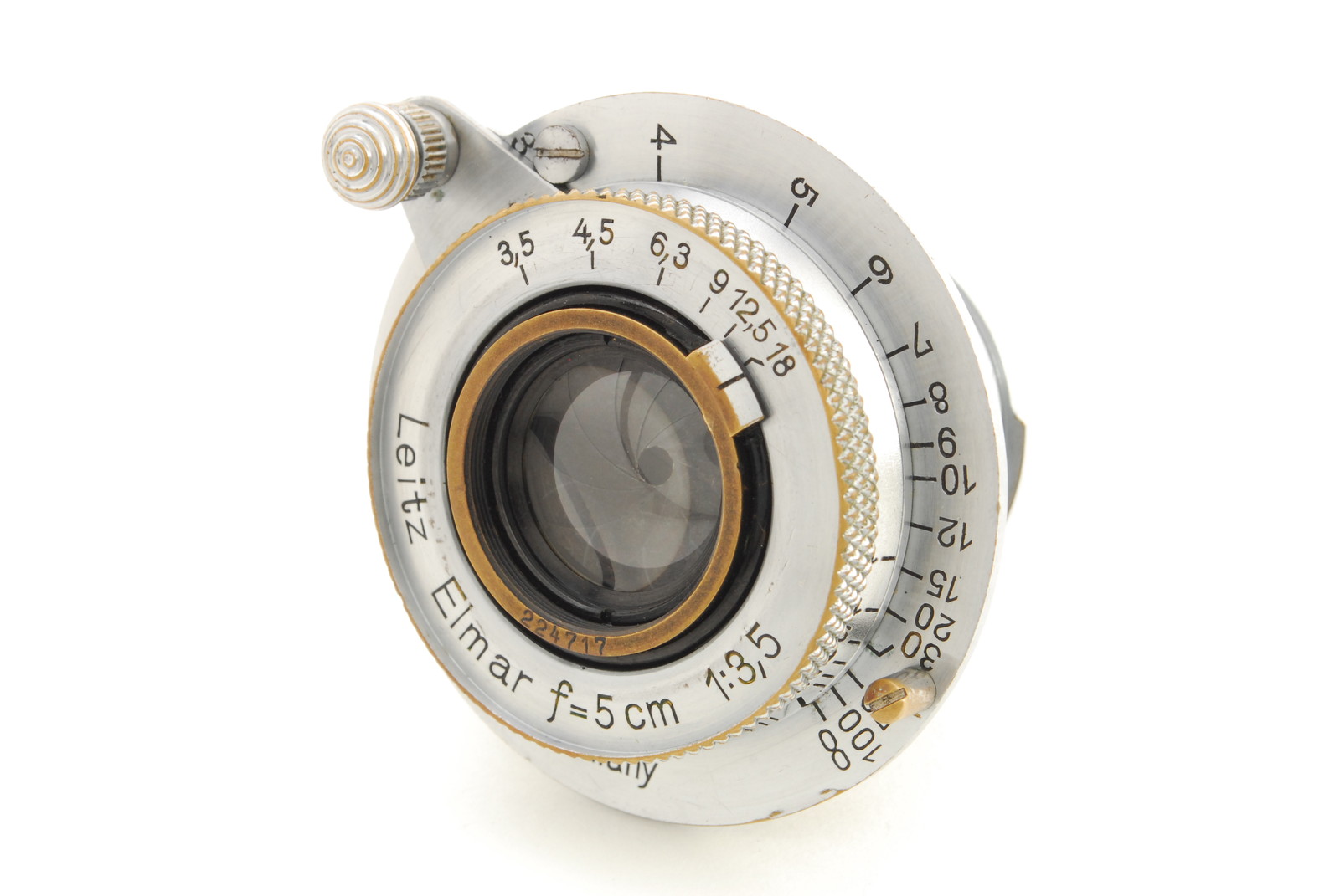 Leica ライカ Elmar エルマー 50mm 5cm F3.5 L39 Elmar 50mm f3.5 (L) Nickel – FLASHBACK CAMERA