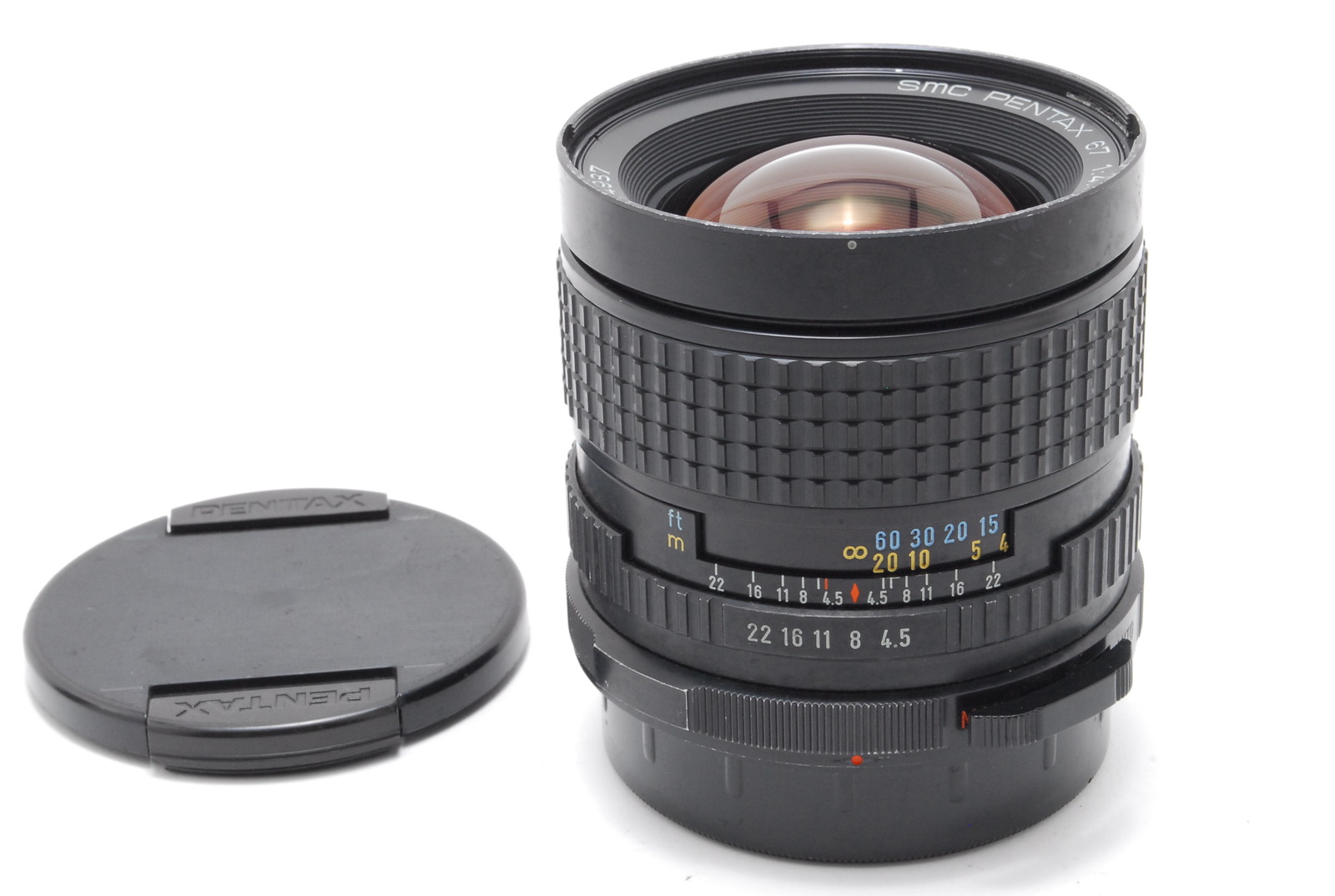 EXCELLENT+4 / Caps* Pentax SMC 67 75mm f/4.5 Lens for 6x7 67 67II