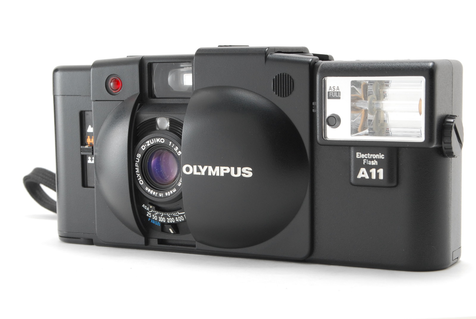 オリンパス　OLYMPUS XA2+A11 M250803 #521 MINT-】Olympus XA2 Point & Shoot 35mm Film Camera A11 Flash