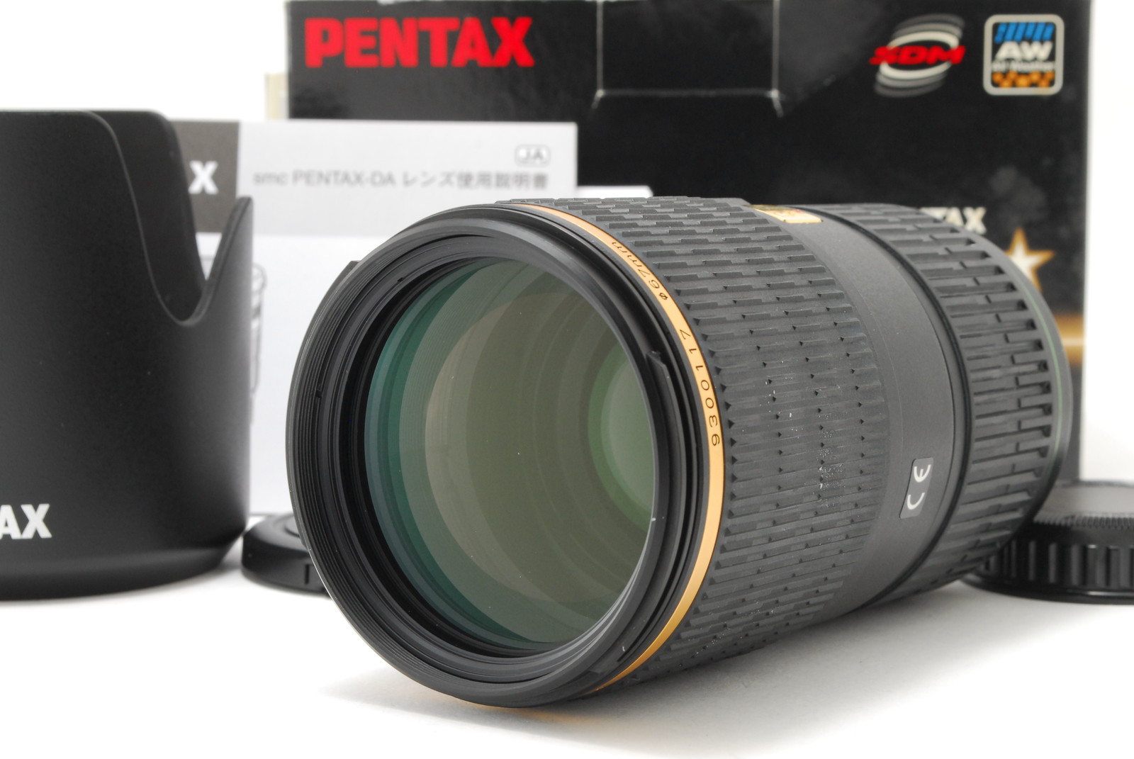 Box & Hood* smc Pentax DA* 50-135mm f/2.8 ED IF SDM Lens for K 