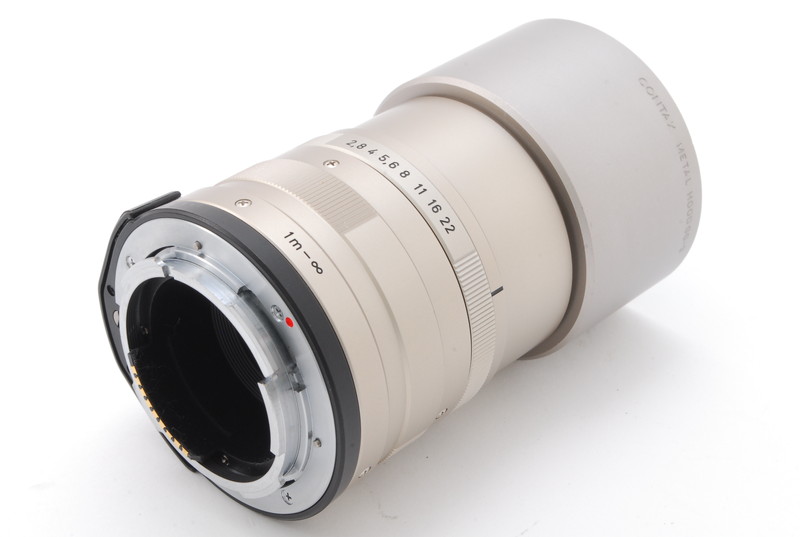 MINT 】CONTAX Carl Zeiss Sonnar 90mm F/2.8 T* Lens w/Hood From