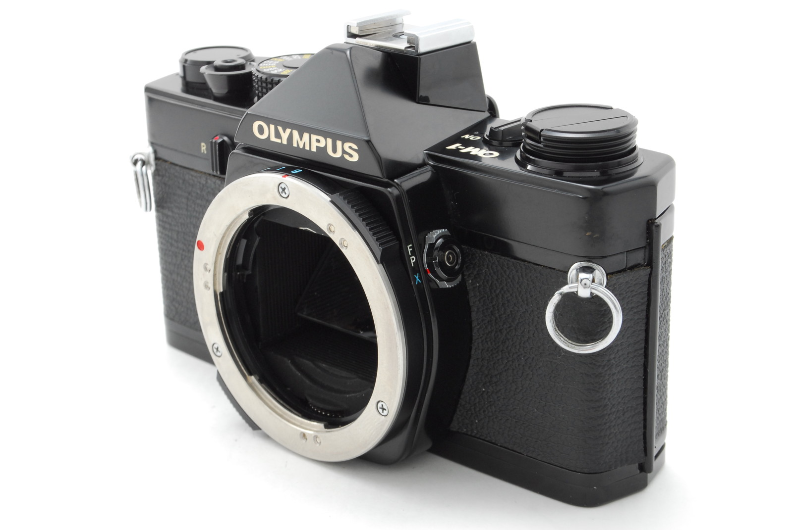 Olympus OM‑1 Black 35mm SLR Film Camera + G.Zuiko Auto‑S 50mm f
