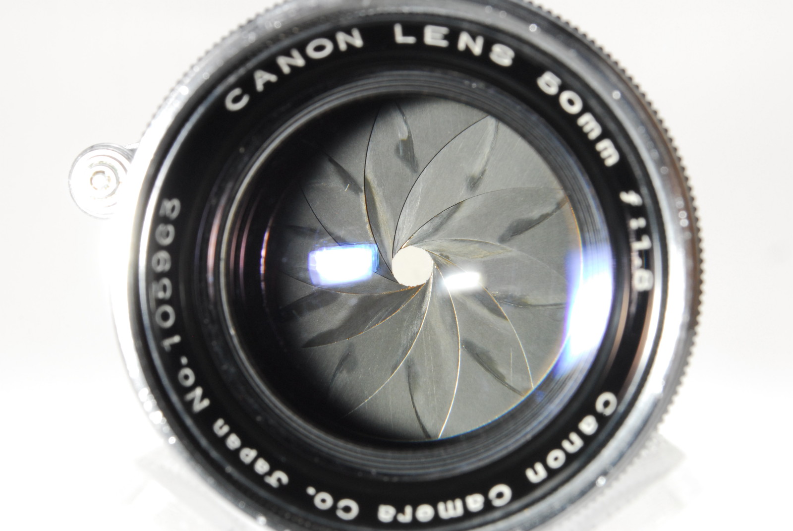 N MINT-】Canon 50mm f/1.8 MF Silver Lens For Leica L Screw