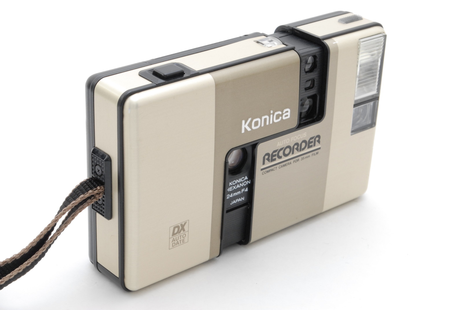 N MINT+++】Konica Recorder DX Gold Half Frame 35mm Point&Shoot