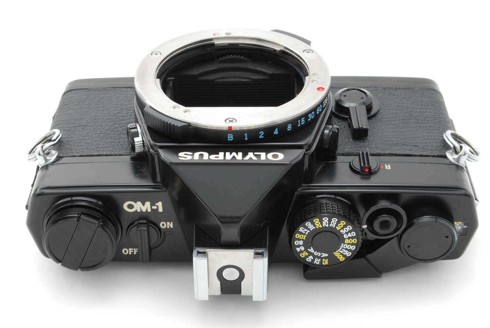 Olympus OM‑1 Black 35mm SLR Film Camera + G.Zuiko Auto‑S 50mm f