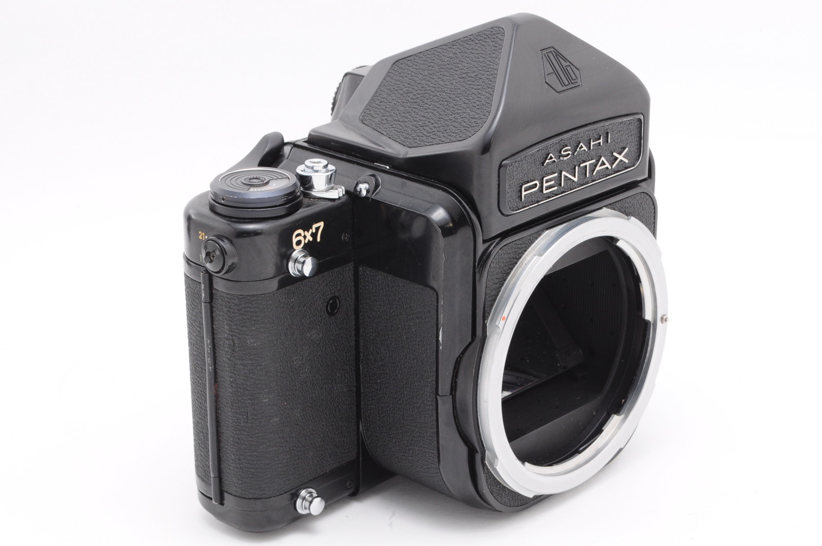 Exc+5 w/Grip Pentax 6x7 67 Film Camera Eye Level w/ smc T