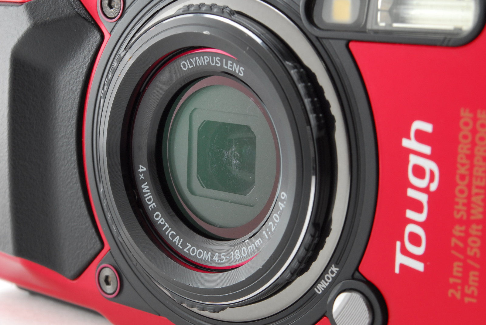 N MINT+++S/C255】OLYMPUS Tough TG-5 Red Waterproof Zoom Lens 12MP
