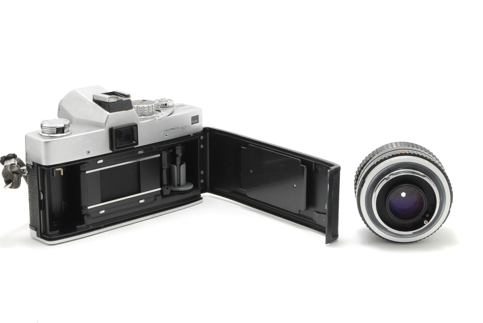 EXC] Minolta SR505 SLR Camera Silver w/Rokkor-PF 50mm F1.7