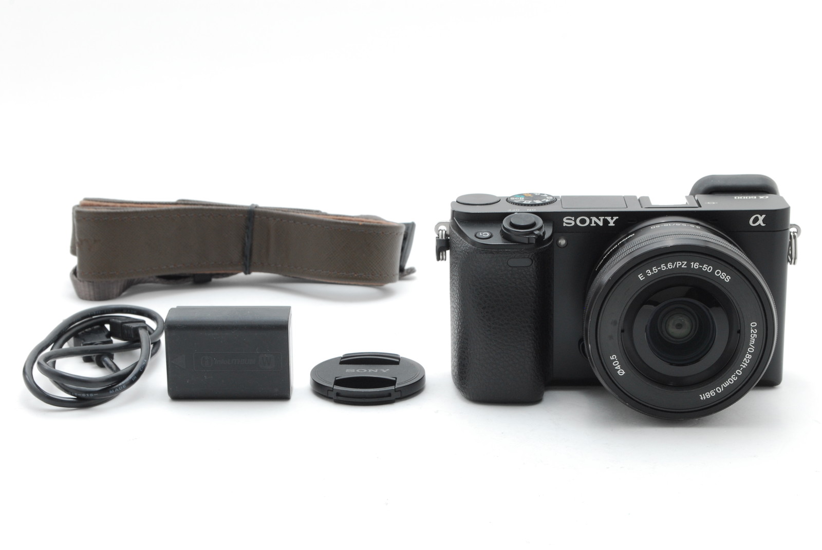 S/C 6768] SONY Alpha α6000 ILCE-6000 24.3MP Camera Black