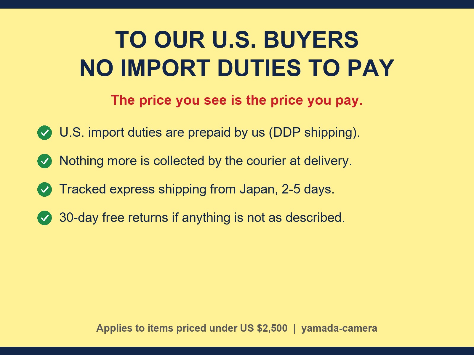 US duties included
