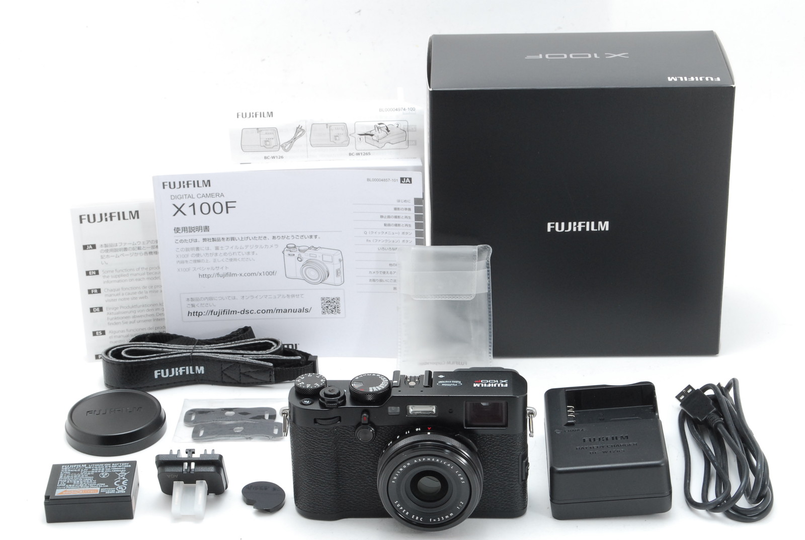 Top Mint in Box 203 Shots!* Fujifilm X100F 24.3MP Digital Camera w