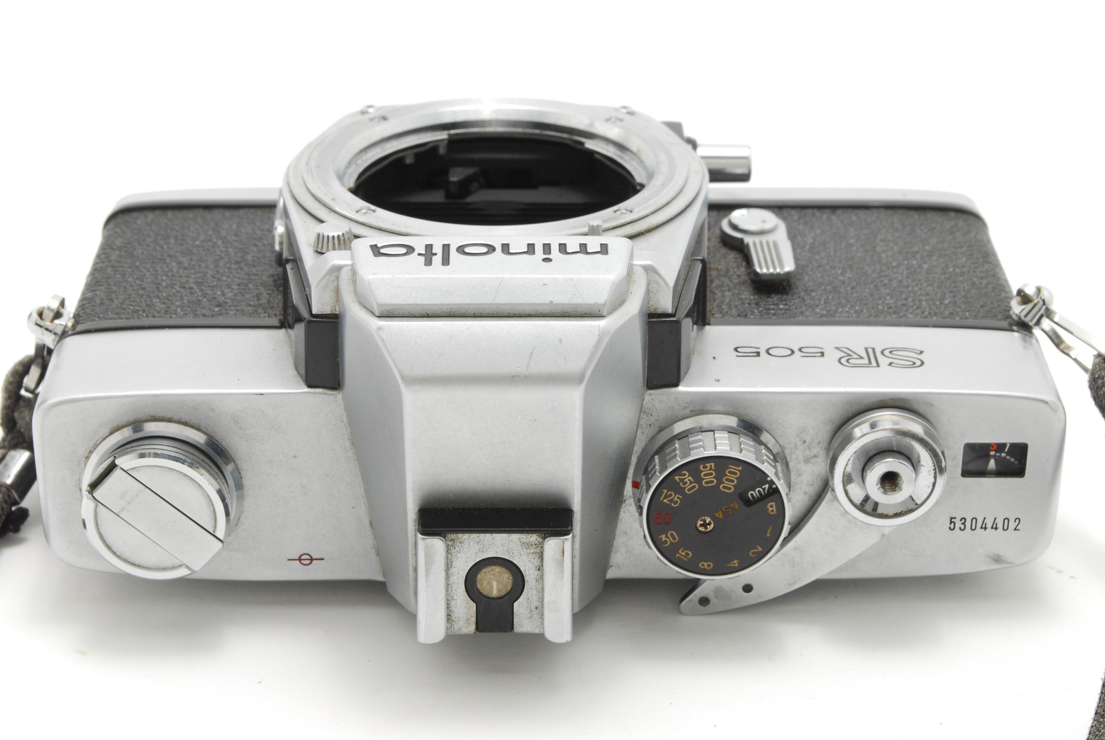 【希少】ミノルタ SR505 MCROKKOR-PF 50㎜ f1.7 EXC] Minolta SR505 SLR Camera Silver w/Rokkor-PF 50mm F1.7