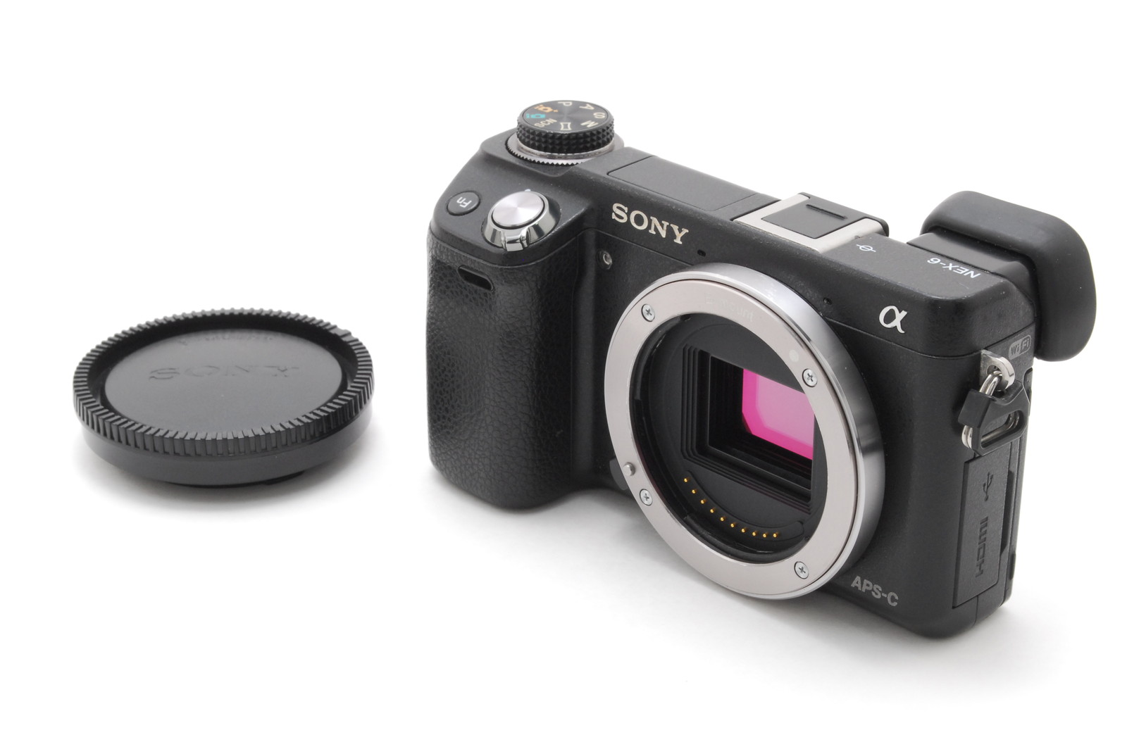 35Language* Sony Alpha α NEX-6 16.1MP Black Camera Body shutter