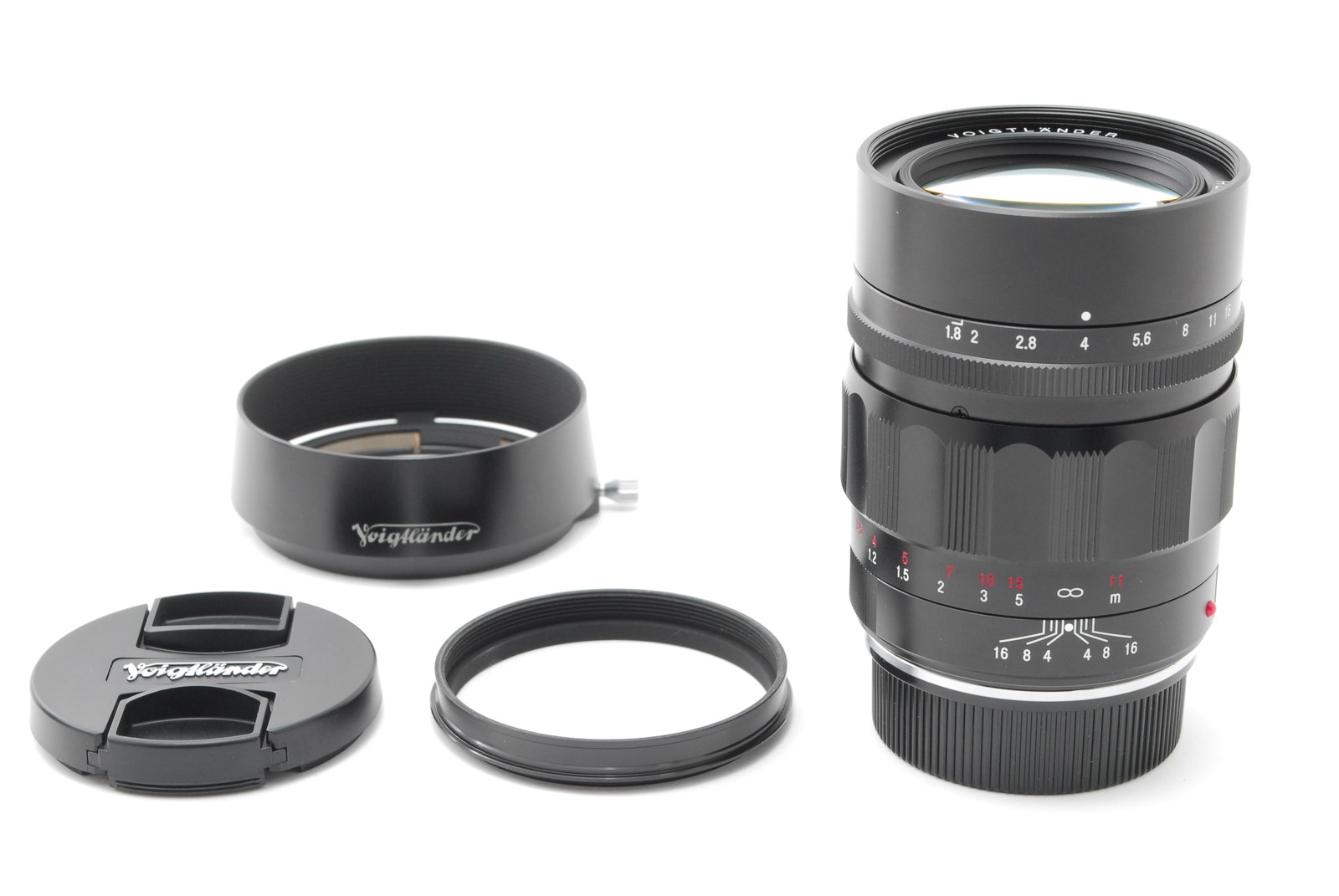 Mint w/Hood] Voigtlander HELIAR Classic 75mm f1.8 VM Lens for