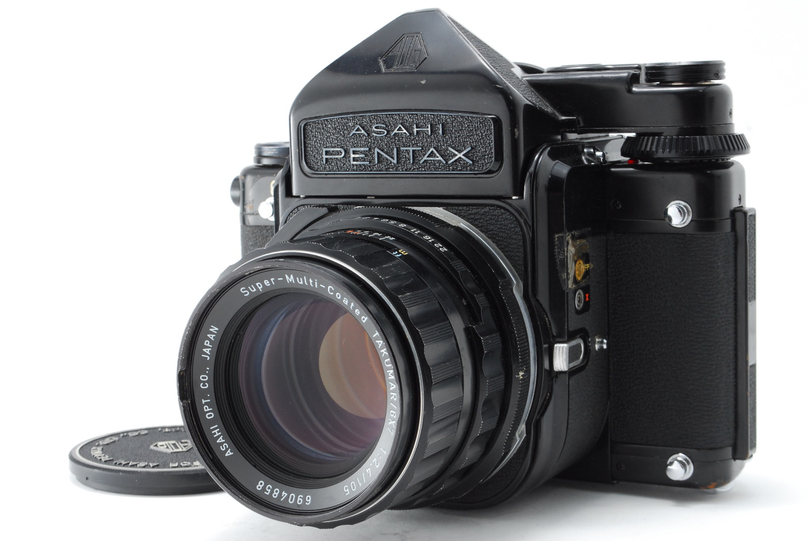 Pentax 6x7 67 Camera w⁄ Metered Prism, 75mm f4.5 Lens [GOOD 