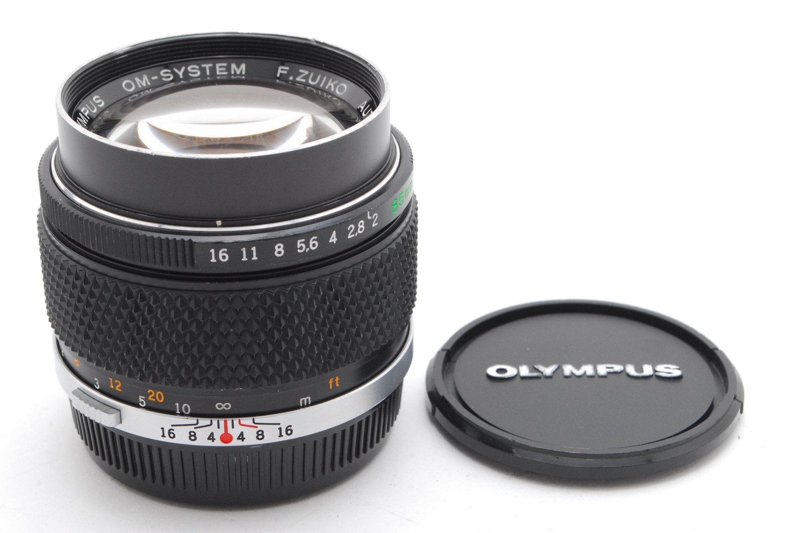 N MINT】Olympus OM-System F.Zuiko Auto-T 85mm f/2 MF Lens