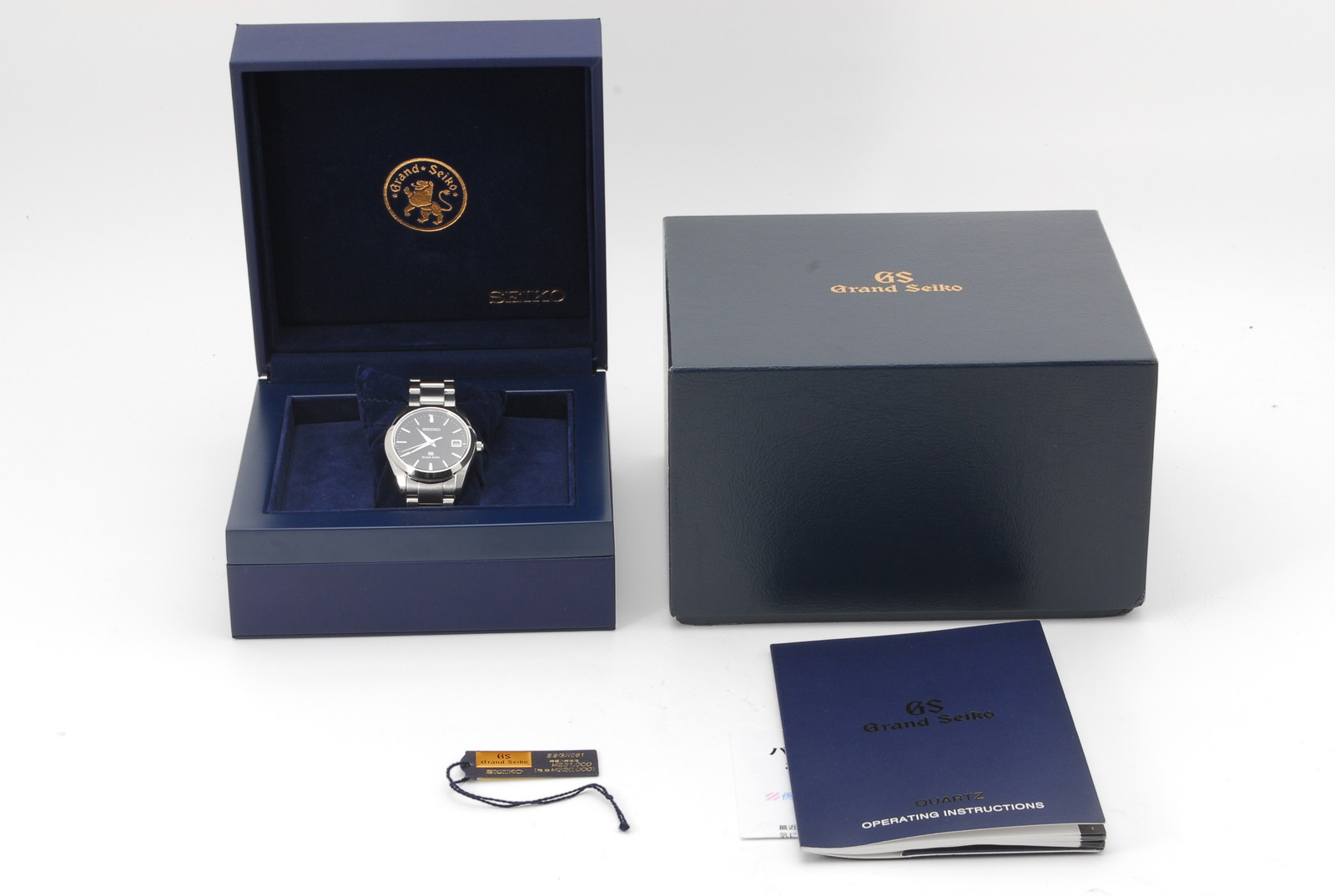 N Mint Grand Seiko Sbgx061 9f62 0ab0 Black Quartz Men S Watch From Japan Ebay